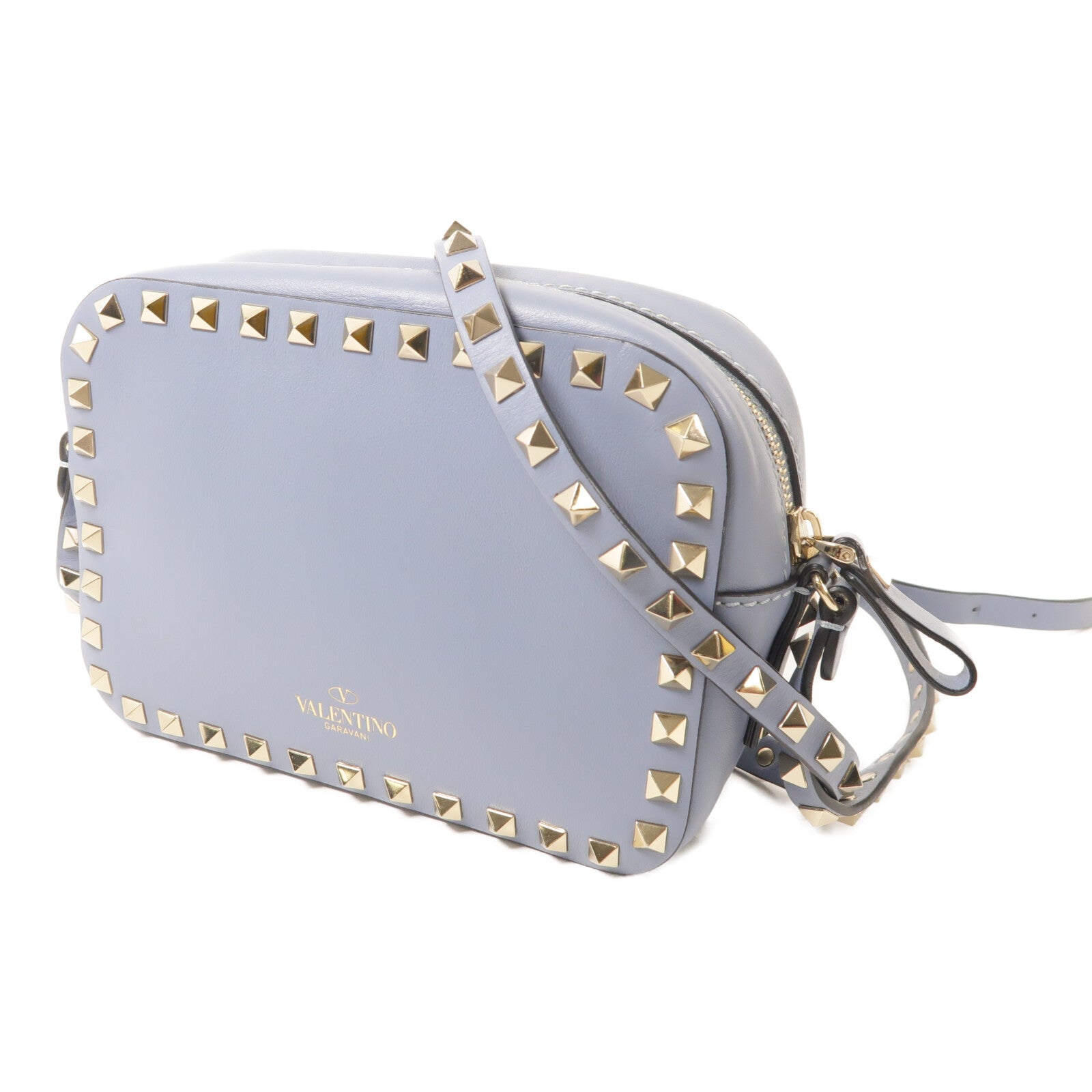 Valentino 牛皮皮革Garavani Rockstud肩背袋
