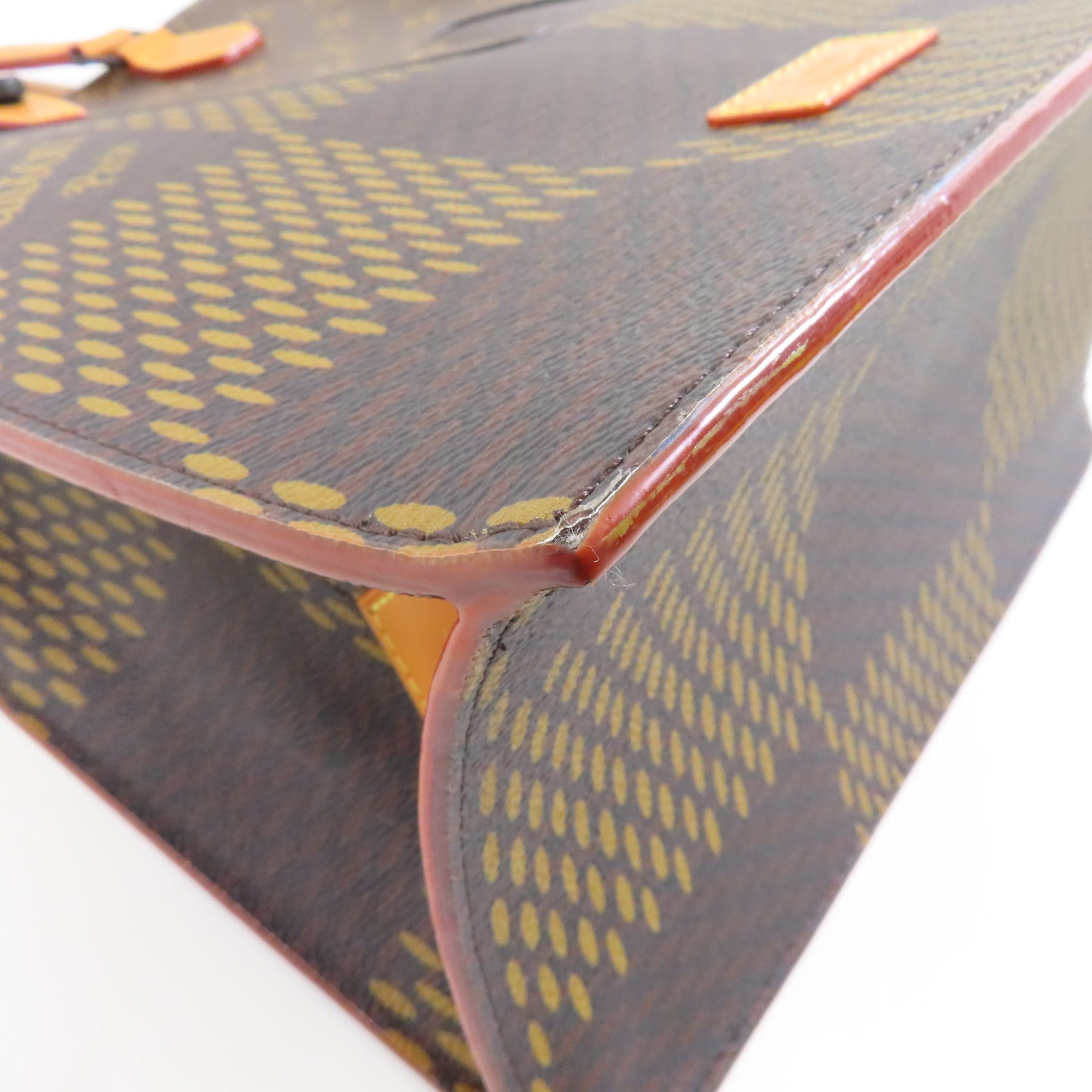 LOUIS VUITTON Giant Damier Ebene/Monogram Mini Tote Bag手挽肩背兩用袋棕色