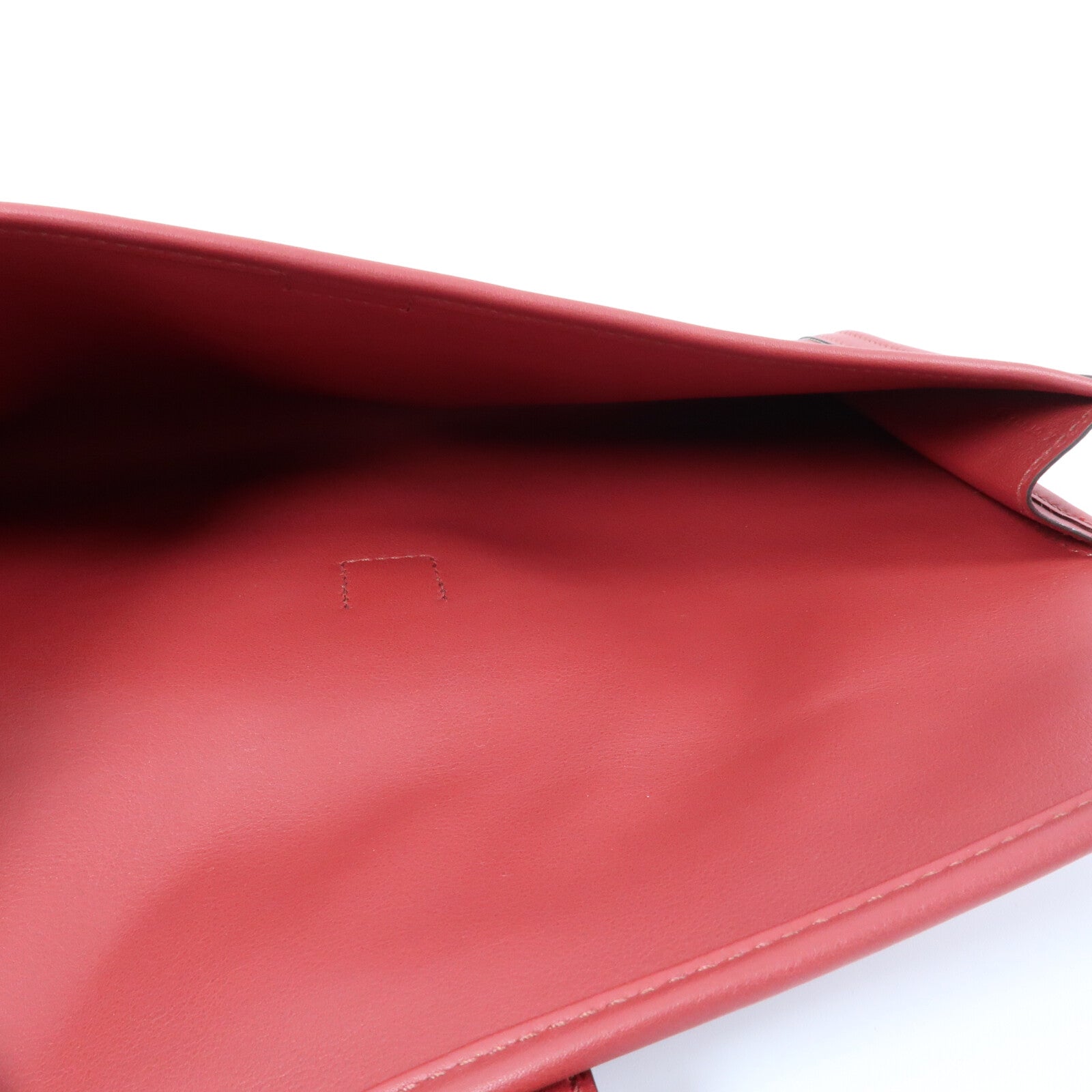 HERMES Swift皮革Jige Elan 29 Clutch手拿包Rouge Grenat