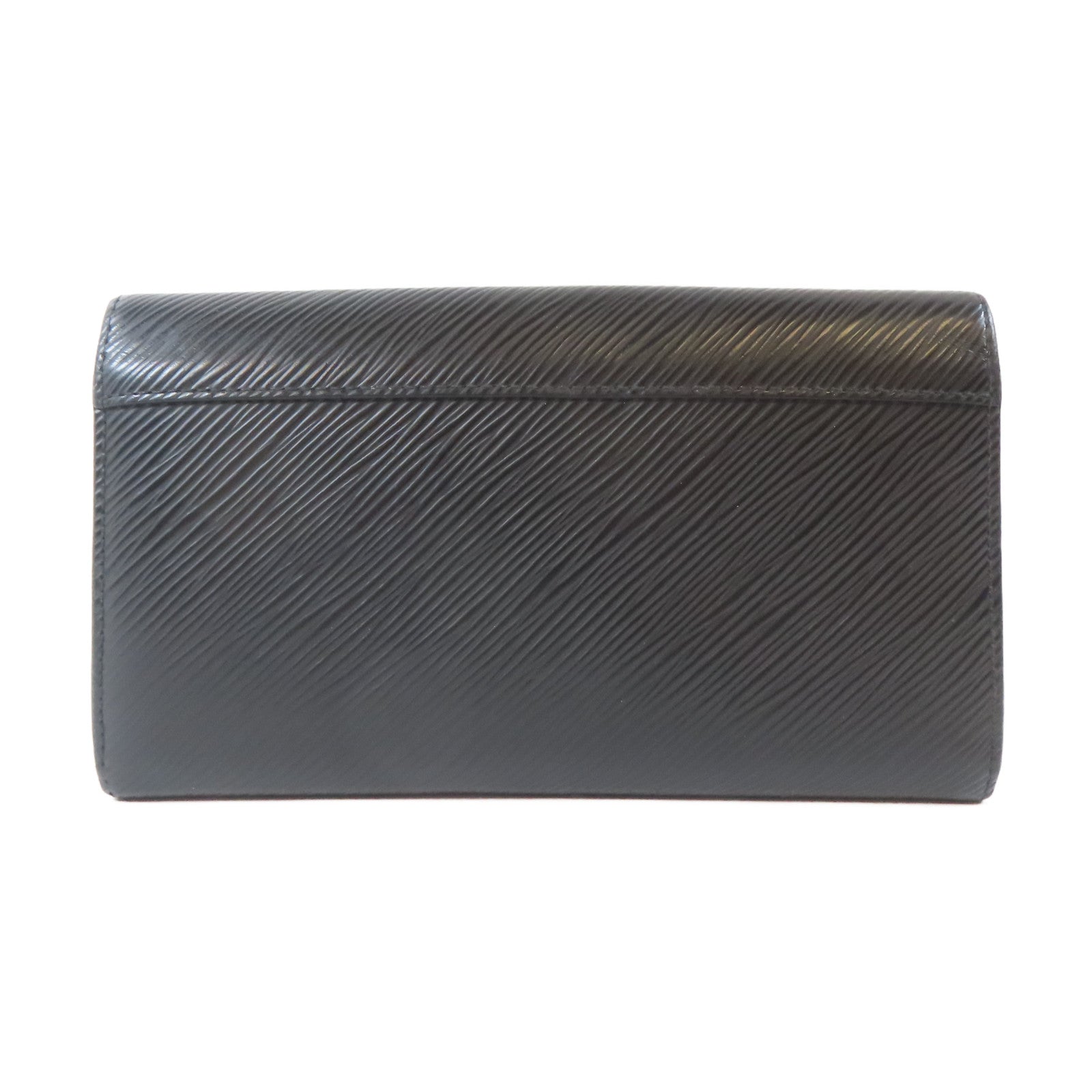 LOUIS VUITTON Epi Twist Long Wallet銀扣長錢包黑色
