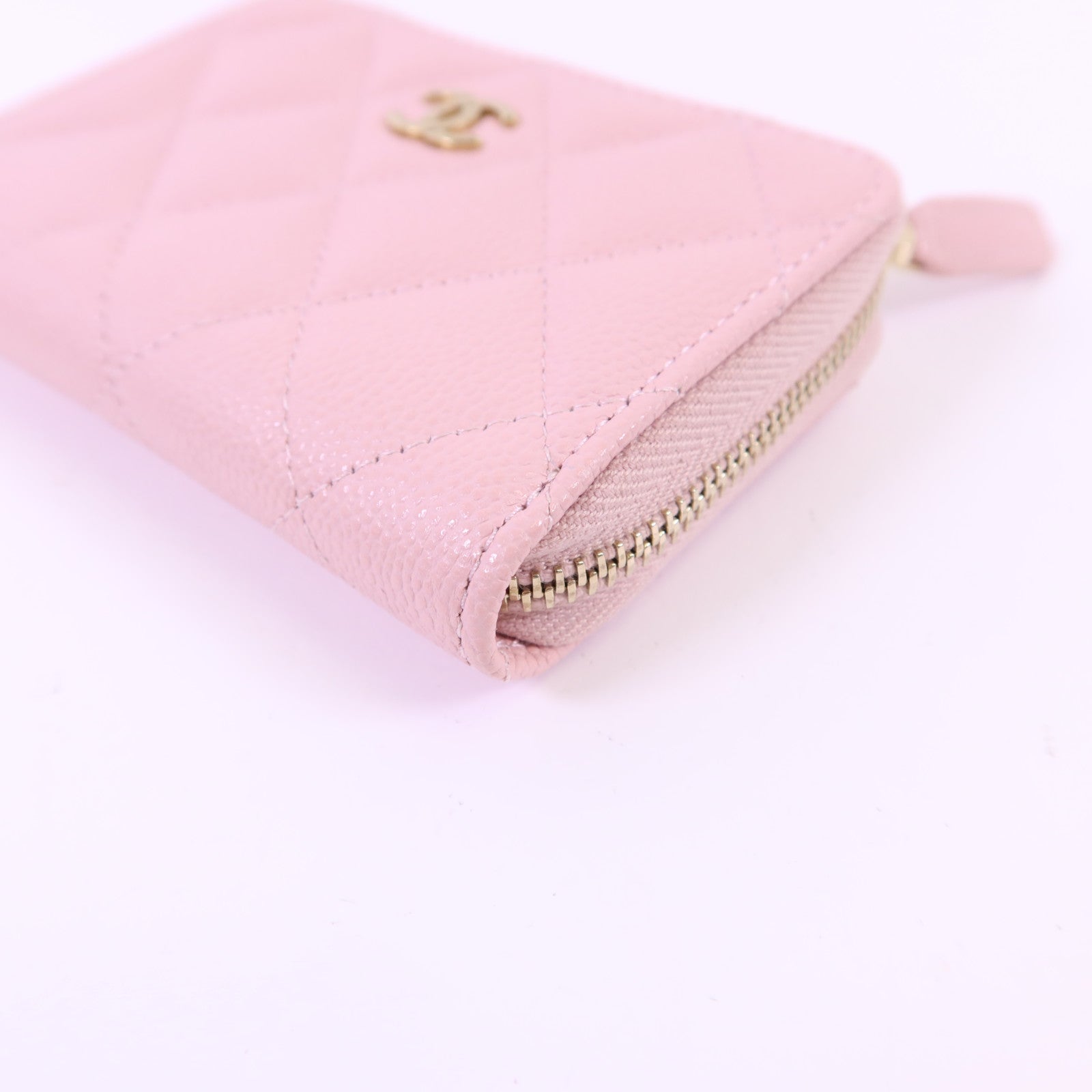 CHANEL 牛皮皮革Card Case金扣卡片套