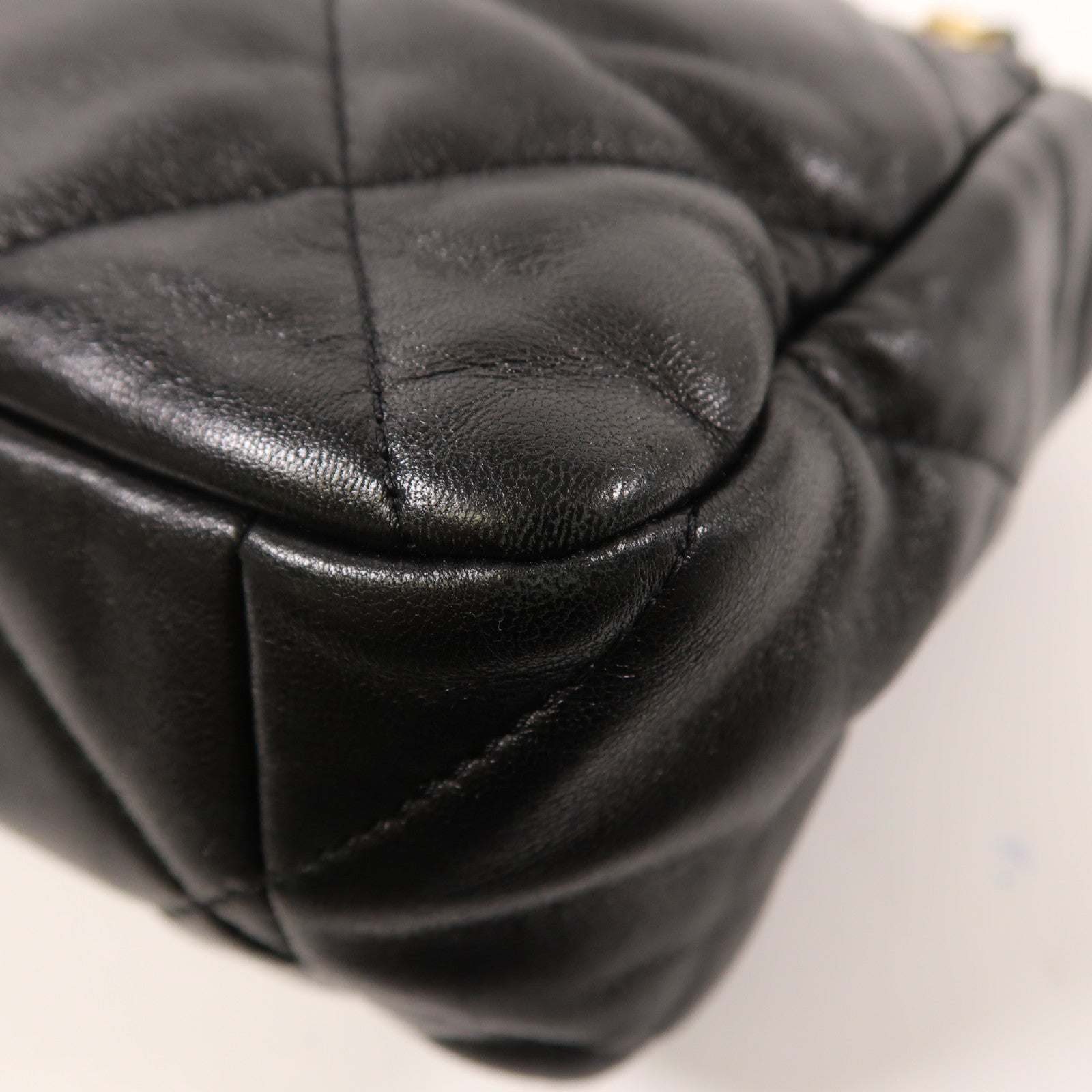 CHANEL CC Chanel 19 Large 2 Way Shoulder Bag AS1161 Lambskin Leather Black