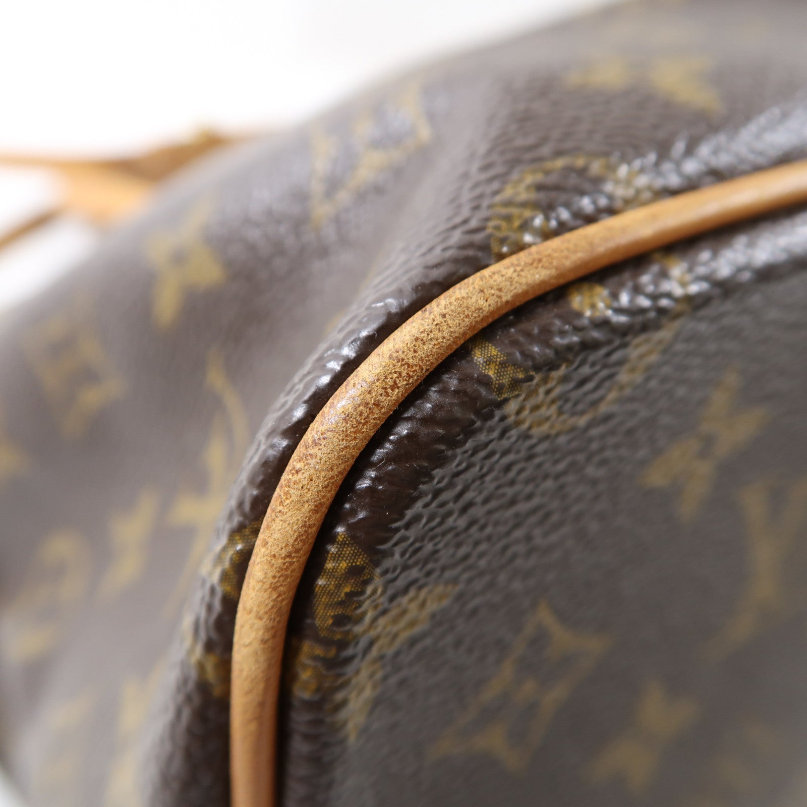 LOUIS VUITTON (PRICE DOWN) LV GHW Palermo 2 Way Bag M40145 Monogram Brown