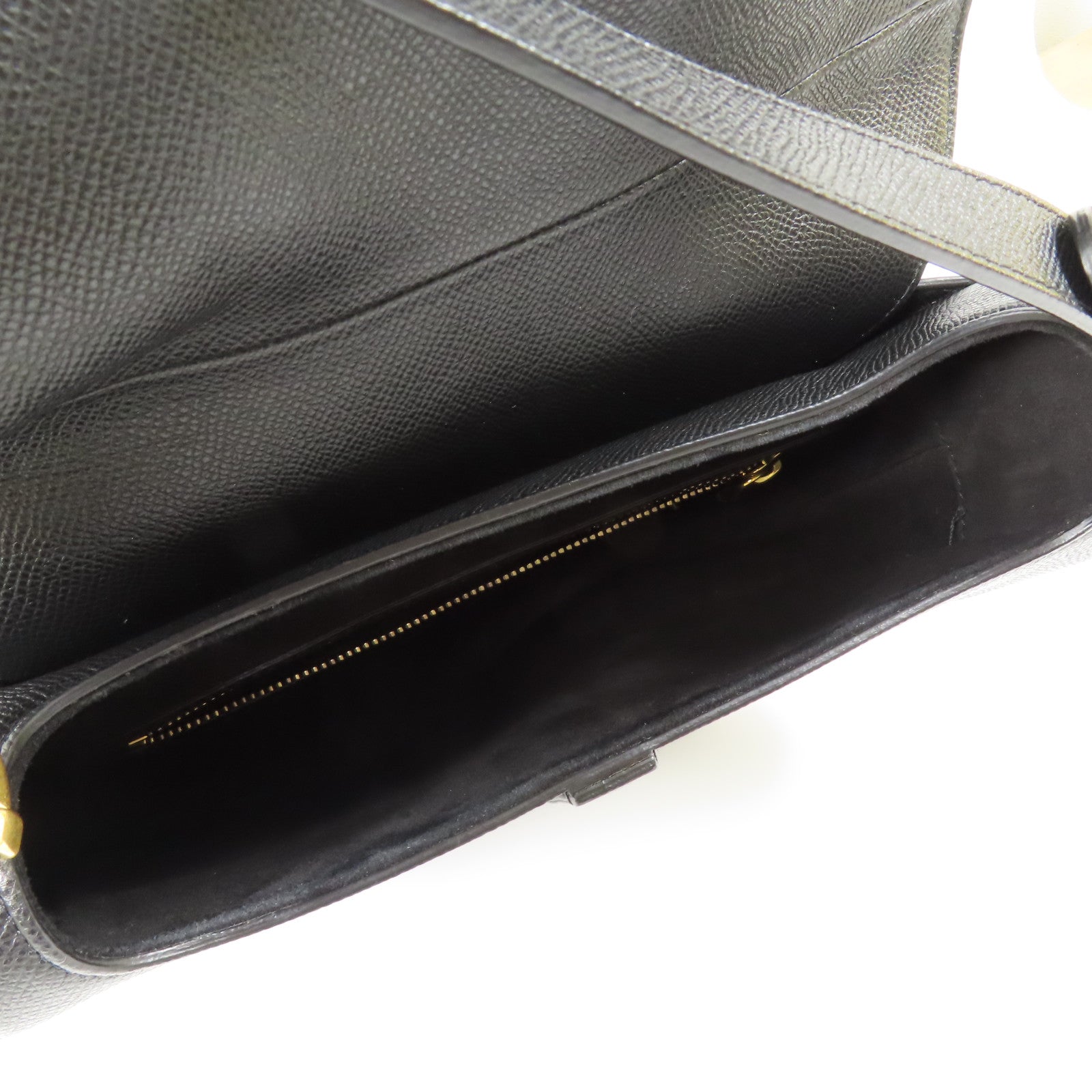 Dior 牛皮皮革Saddle金扣肩背袋