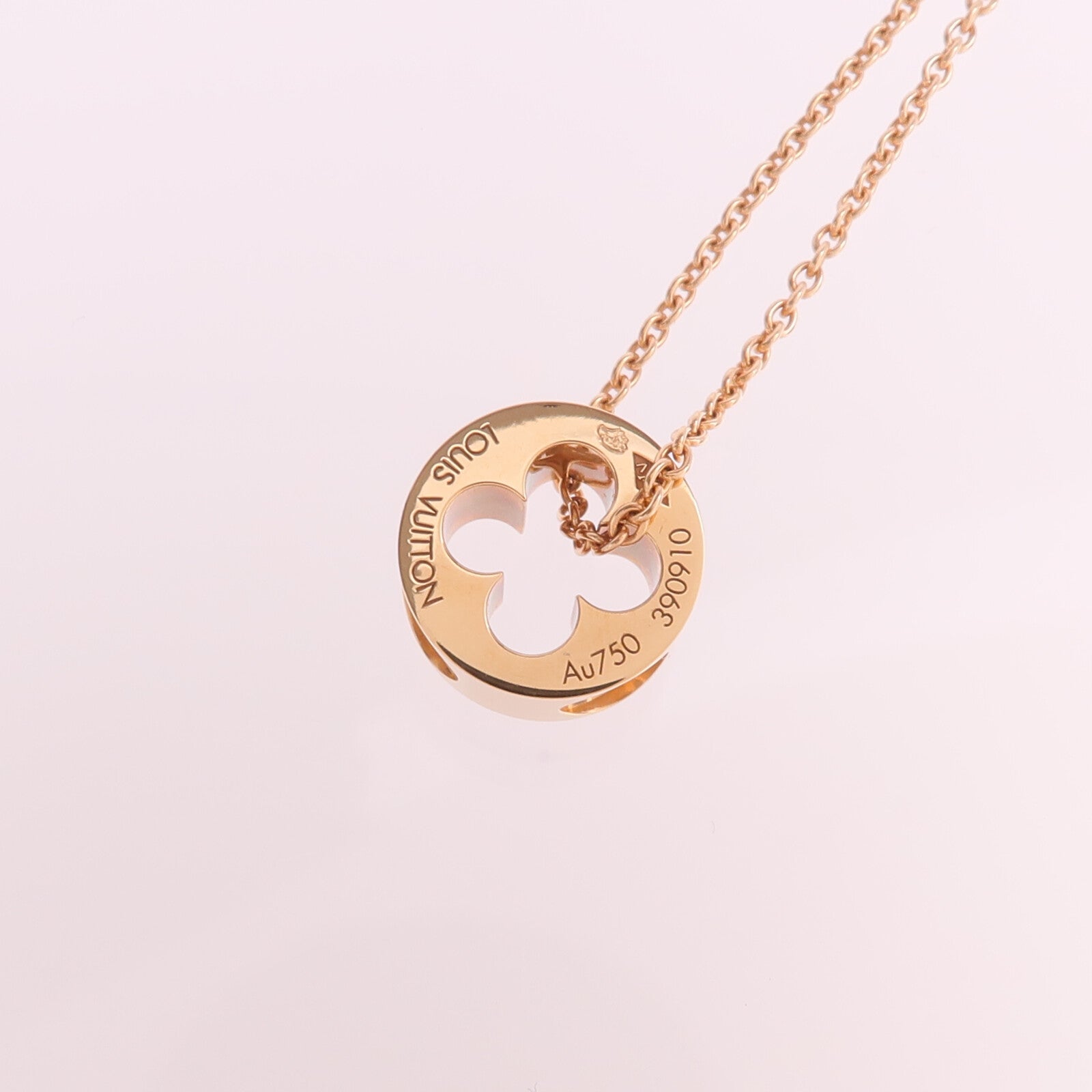 LOUIS VUITTON 【激減優惠】18K玫瑰金Empreinte Pendant項鍊