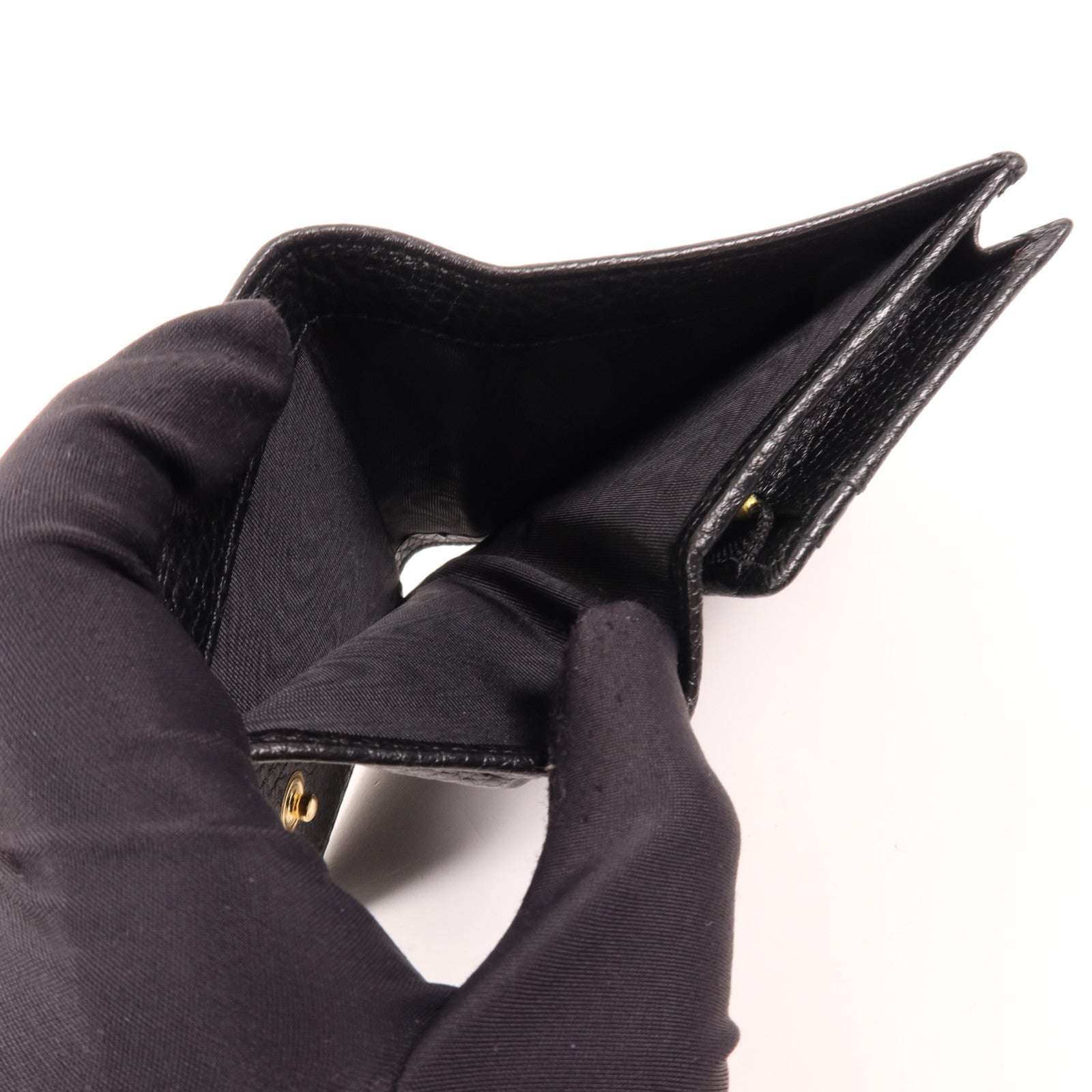 GUCCI 牛皮皮革Wallet金扣錢包
