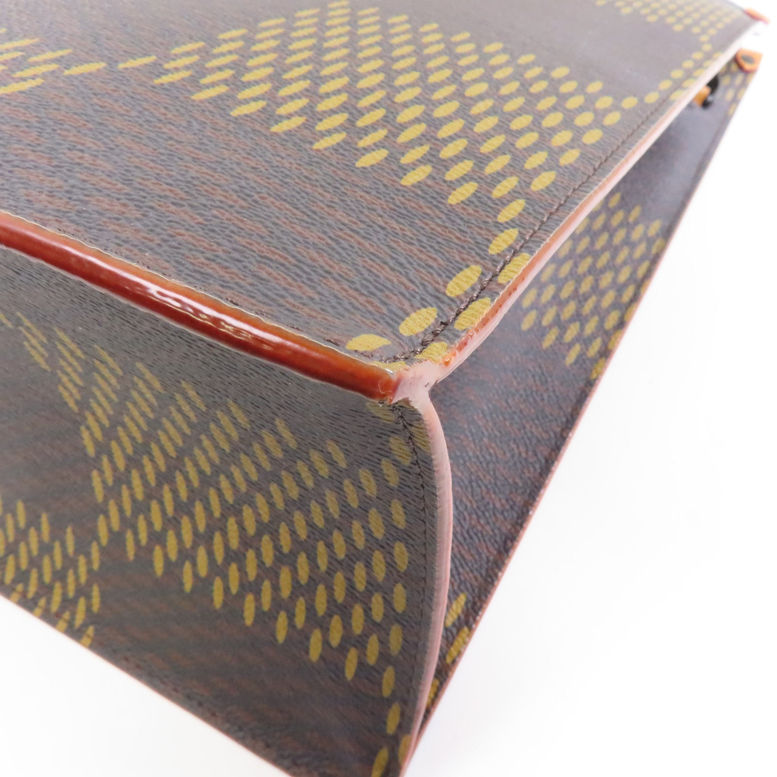 LOUIS VUITTON Giant Damier Ebene/Monogram Mini Tote Bag手挽肩背兩用袋棕色