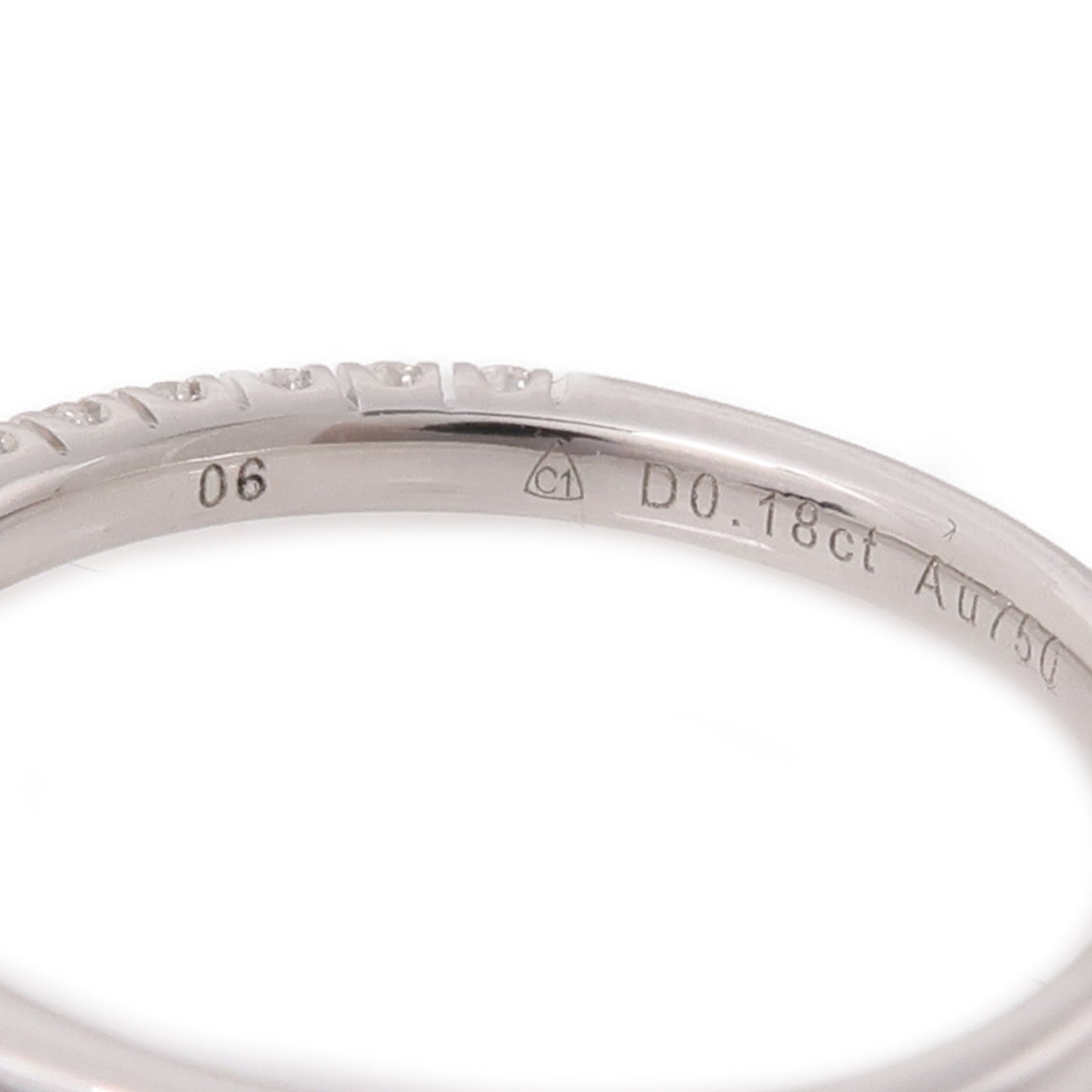JEWELRY 18K白金Diamond Ring鑽石戒指US#6