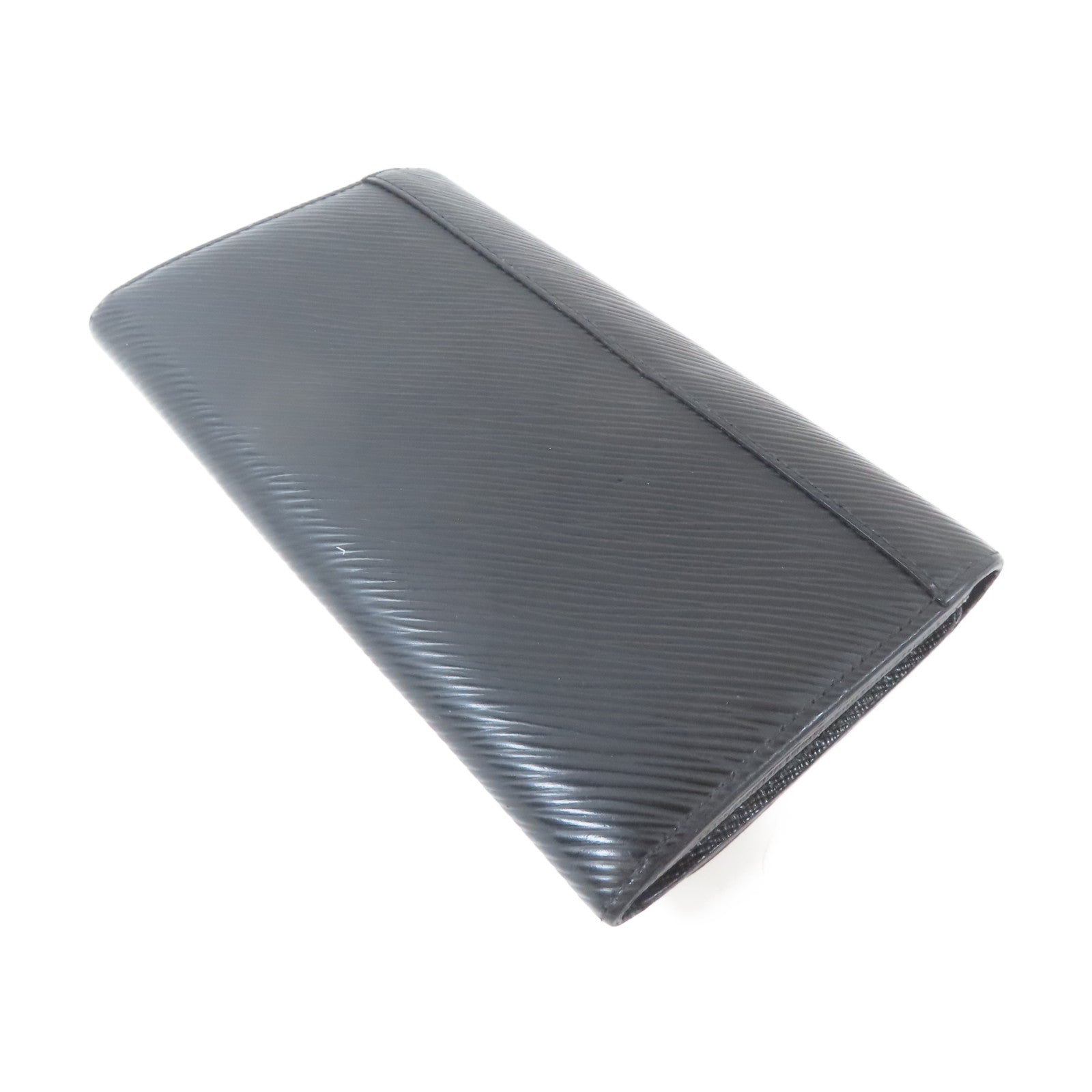 LOUIS VUITTON Epi Twist Long Wallet銀扣長錢包黑色