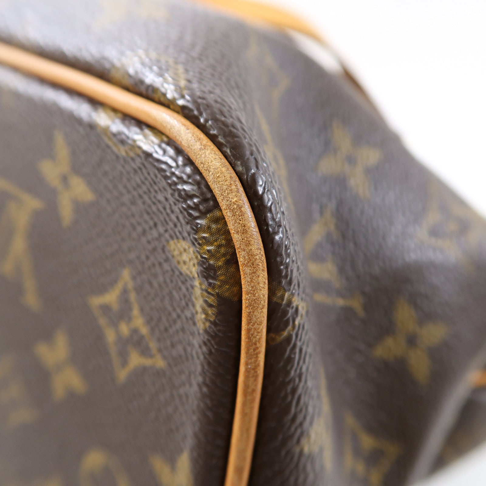 LOUIS VUITTON (PRICE DOWN) LV GHW Palermo 2 Way Bag M40145 Monogram Brown