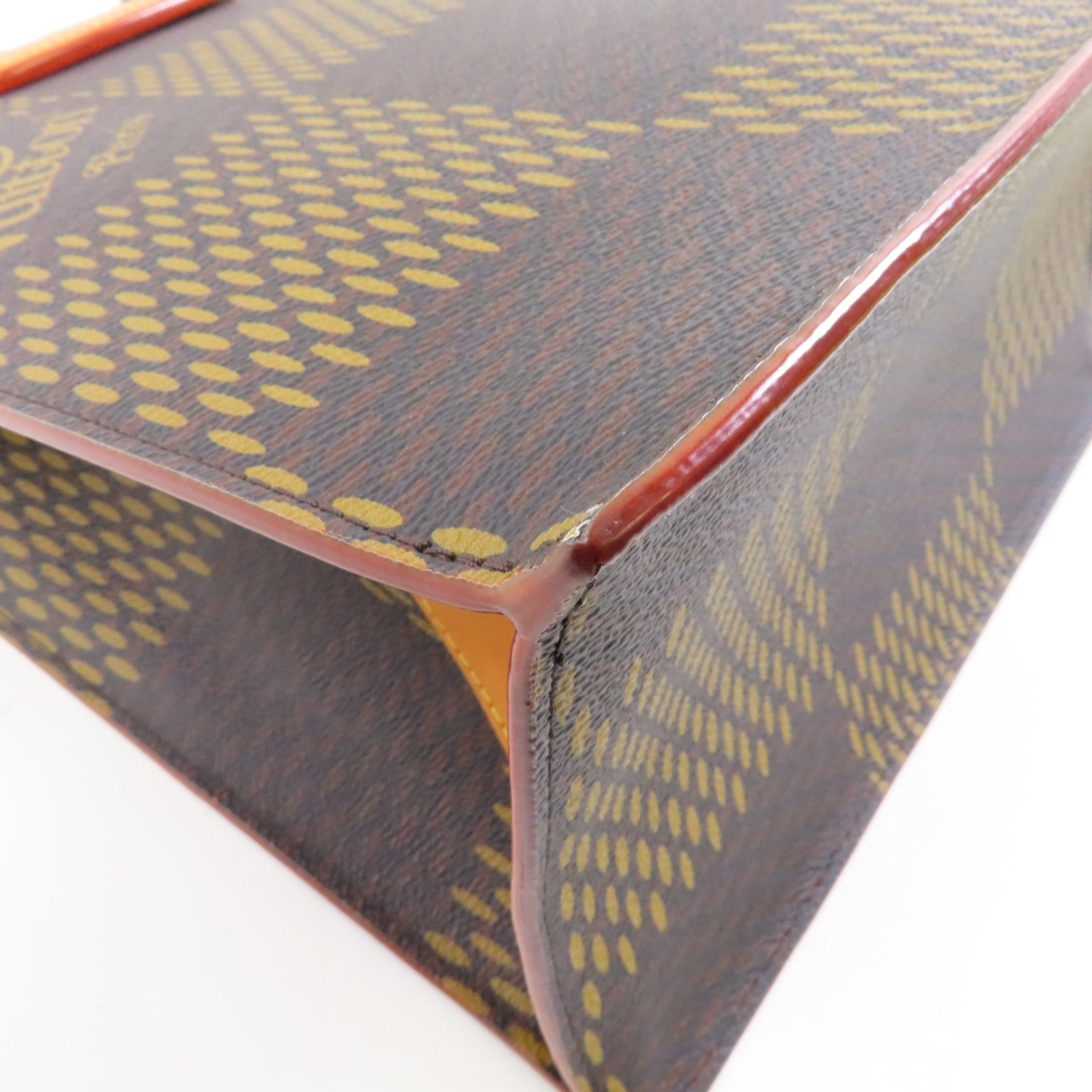 LOUIS VUITTON Giant Damier Ebene/Monogram Mini Tote Bag手挽肩背兩用袋棕色