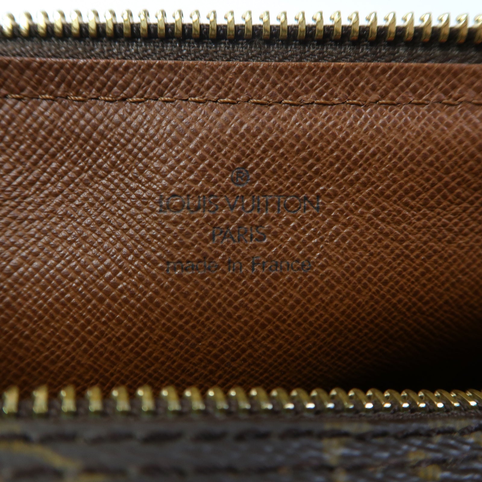 LOUIS VUITTON Monogram Papillon PM金扣肩背袋啡色