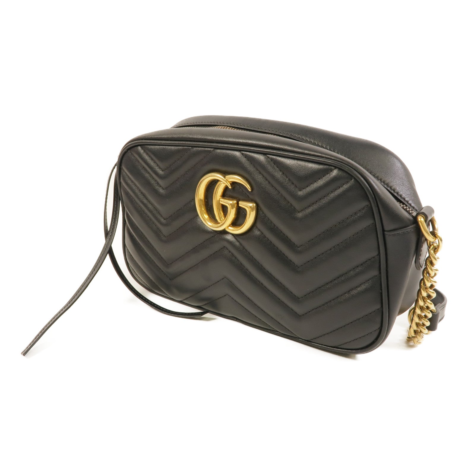 GUCCI 牛皮皮革GG Marmont肩背袋