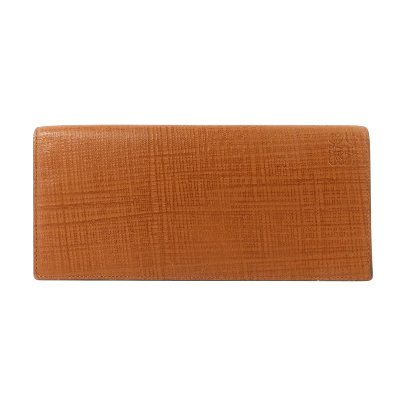 LOEWE 牛皮皮革Long Wallet銀扣長錢包