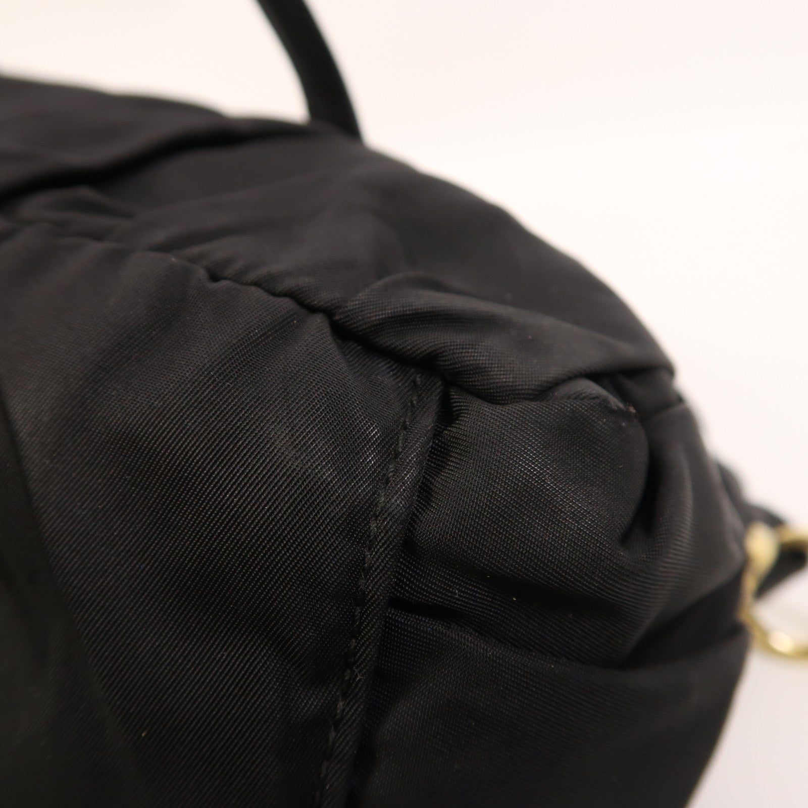 PRADA 尼龍2 Way Shoulder金扣手挽肩背兩用袋