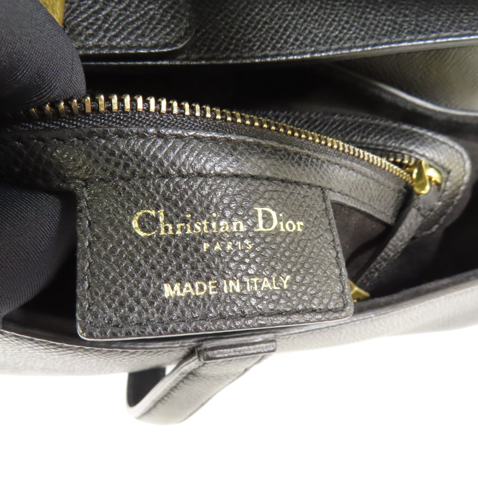 Dior 牛皮皮革Saddle金扣肩背袋