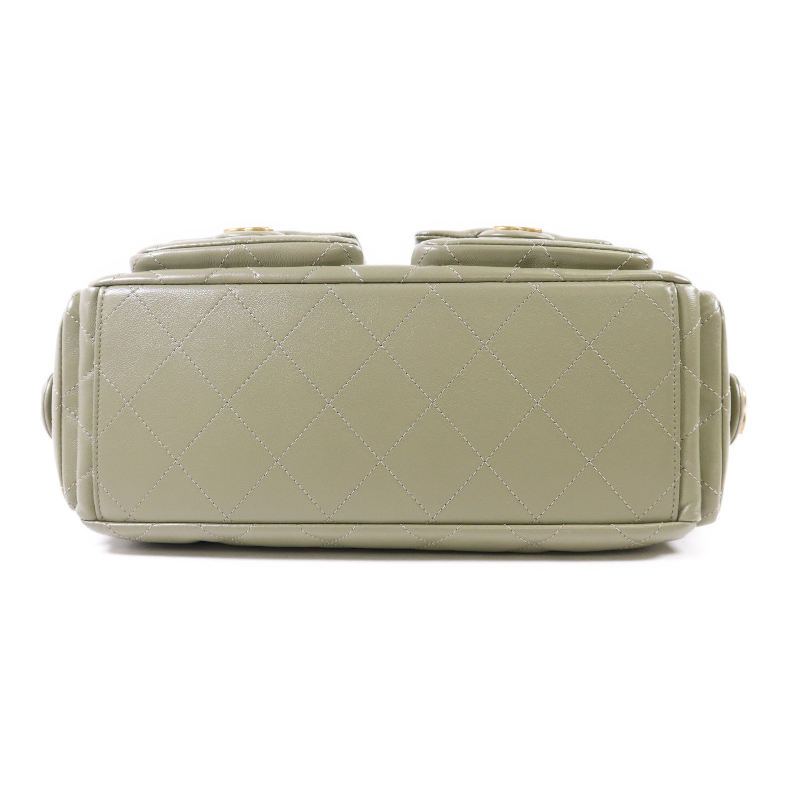 CHANEL 羊皮皮革Maxi Hobo Bag金扣鏈帶肩背袋