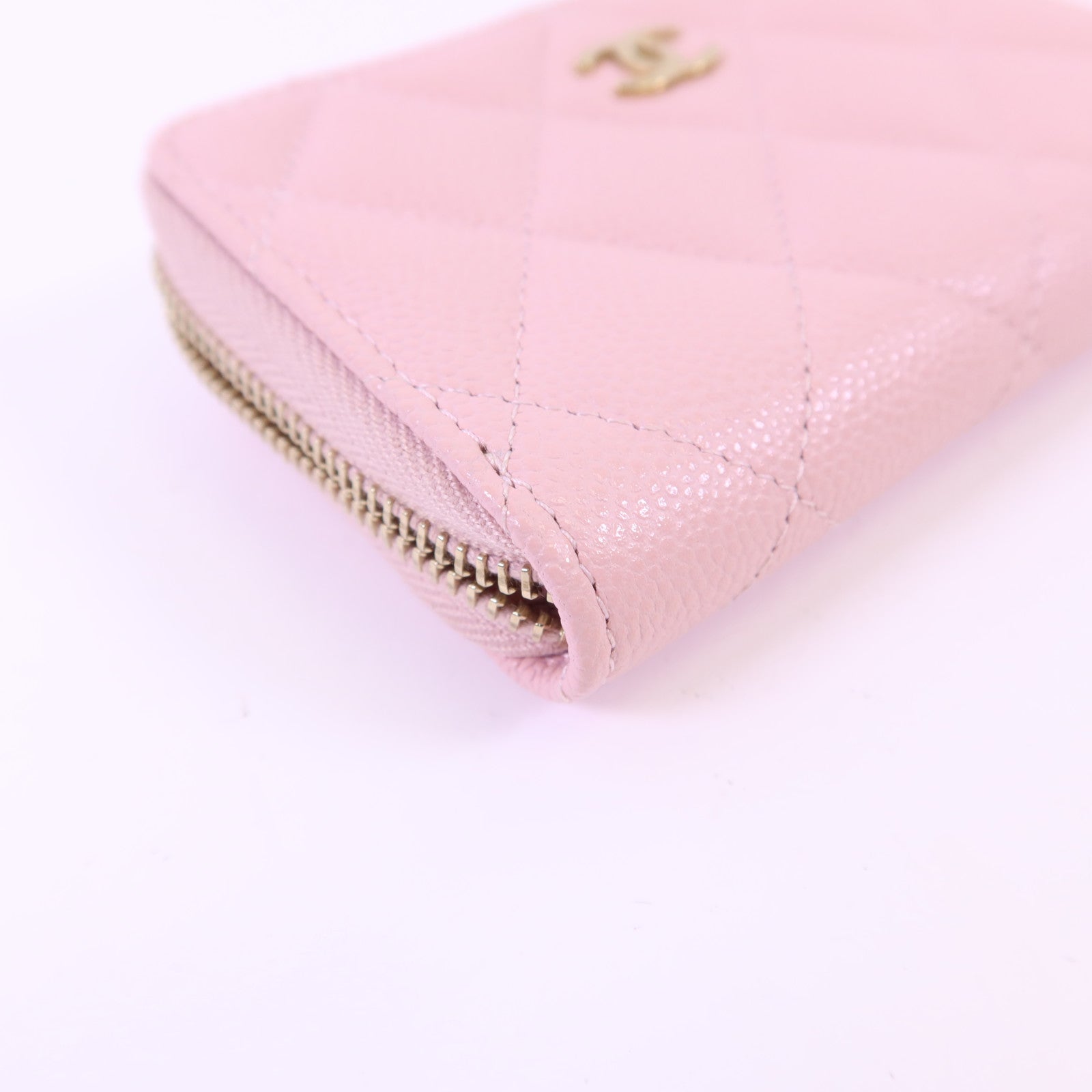 CHANEL 牛皮皮革Card Case金扣卡片套