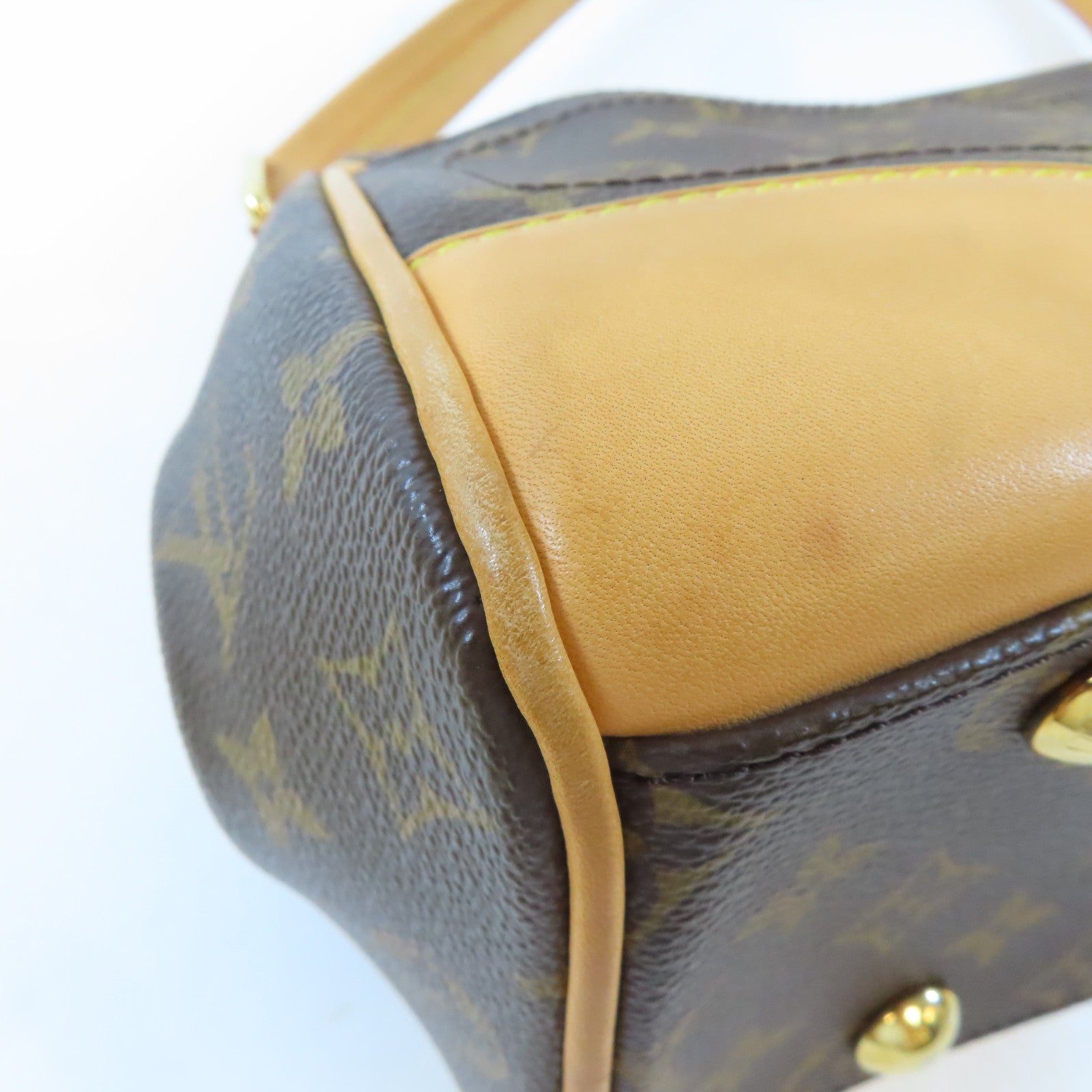 LOUIS VUITTON (PRICE DOWN) LV GHW Beverly MM Shoulder Handbag M40121 Monogram Brown