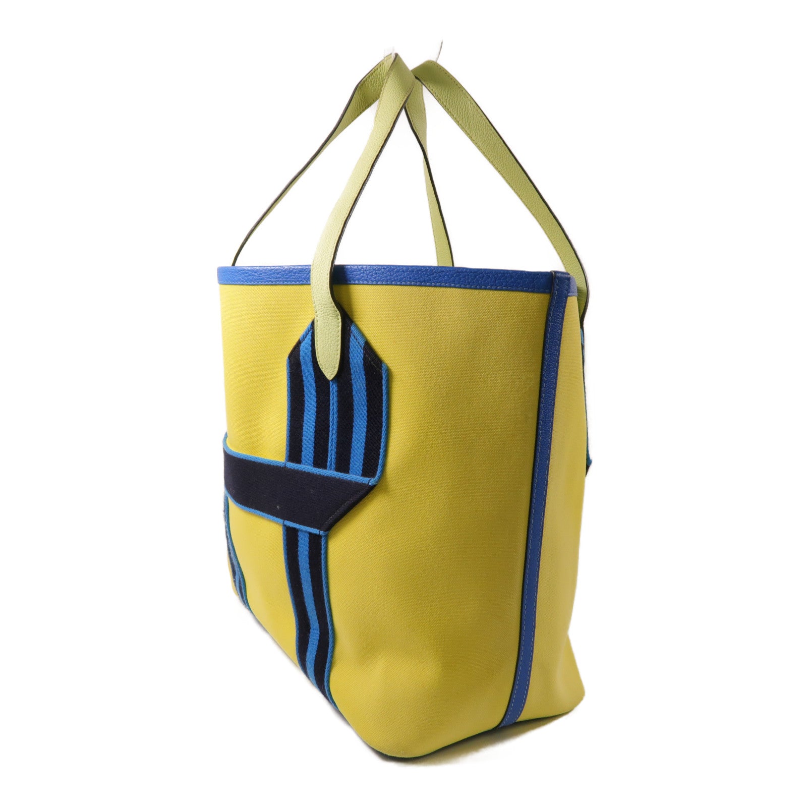 HERMES 帆布Pur Sangle MM手挽袋