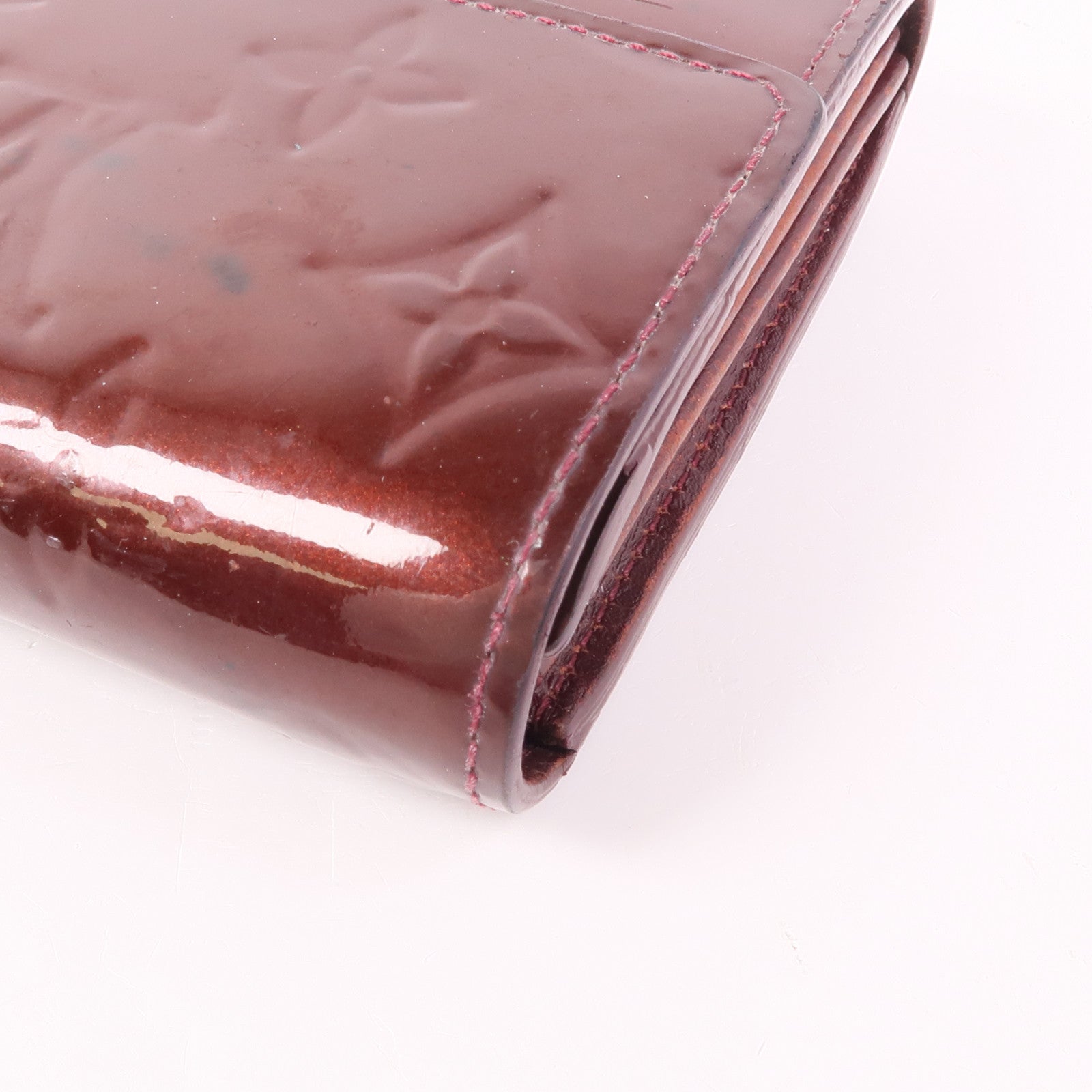 LOUIS VUITTON LV Portefeuille Sarah Wallet  M91521 Vernis Red