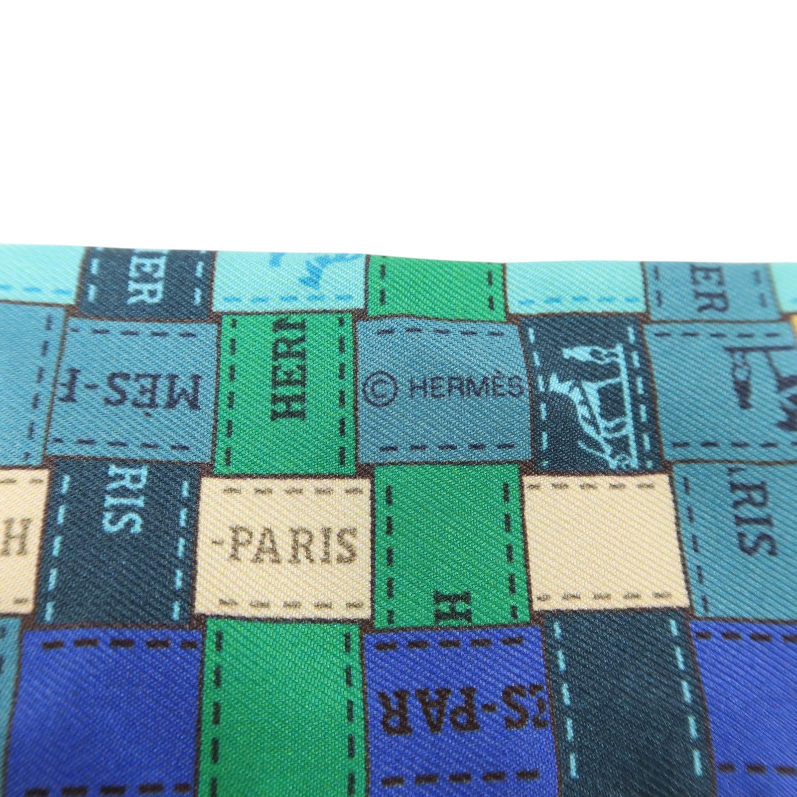 HERMES 絲質Twilly絲巾