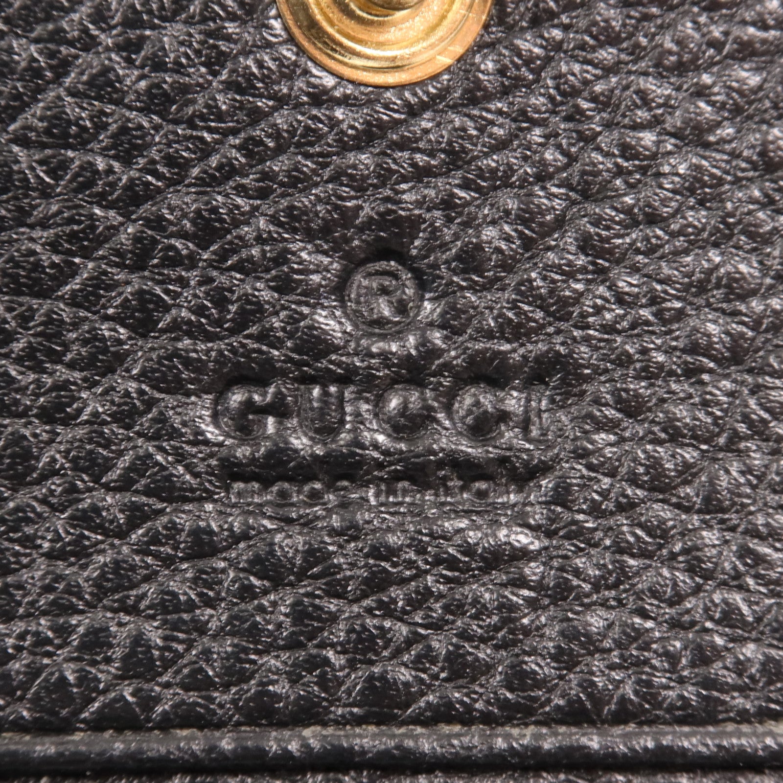 GUCCI 牛皮皮革Wallet金扣錢包