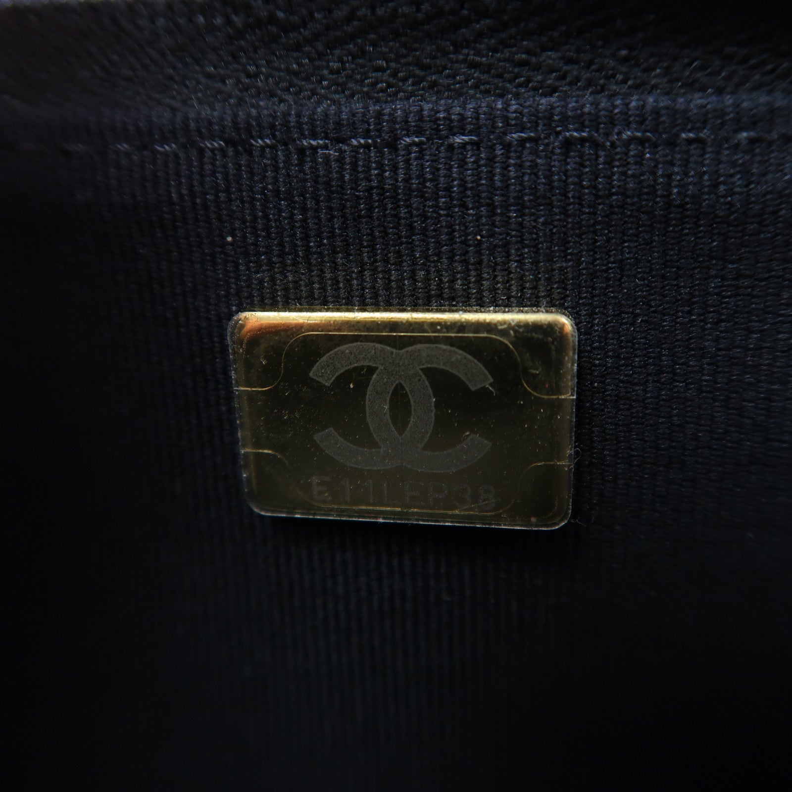 CHANEL 菱格羊皮皮革Wallet On Chain金扣鏈帶肩背袋黑色