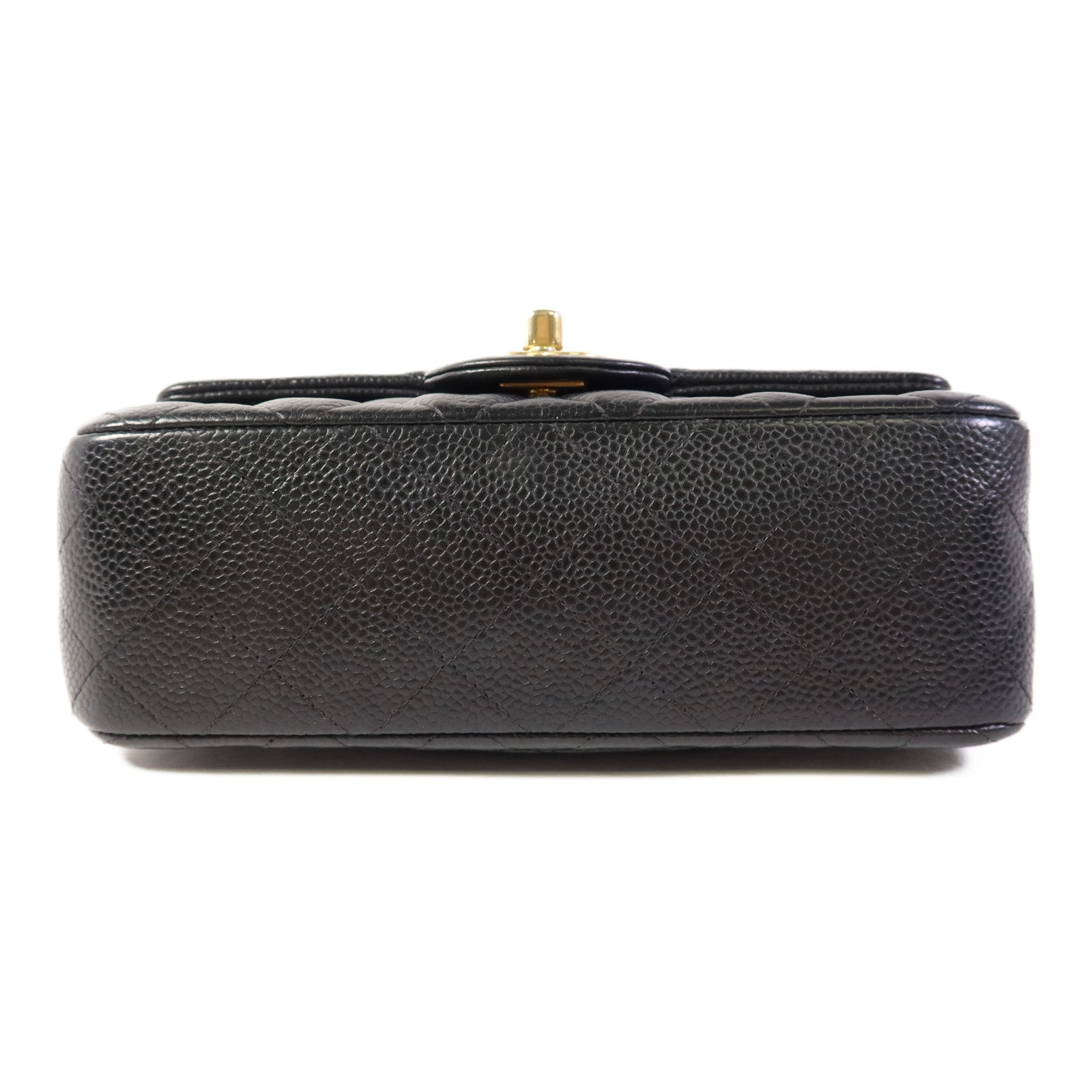 CHANEL 牛皮皮革Mini Classic 20金扣鏈帶肩背袋