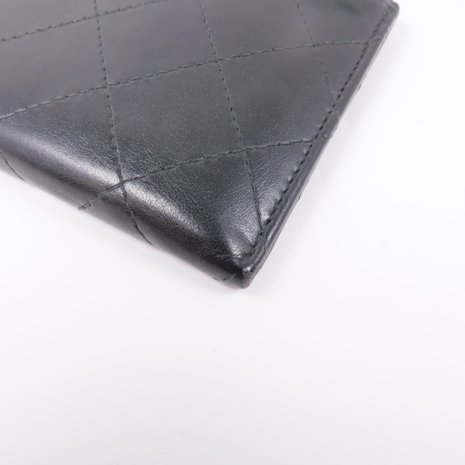 CHANEL 皮革Long Wallet金扣長錢包