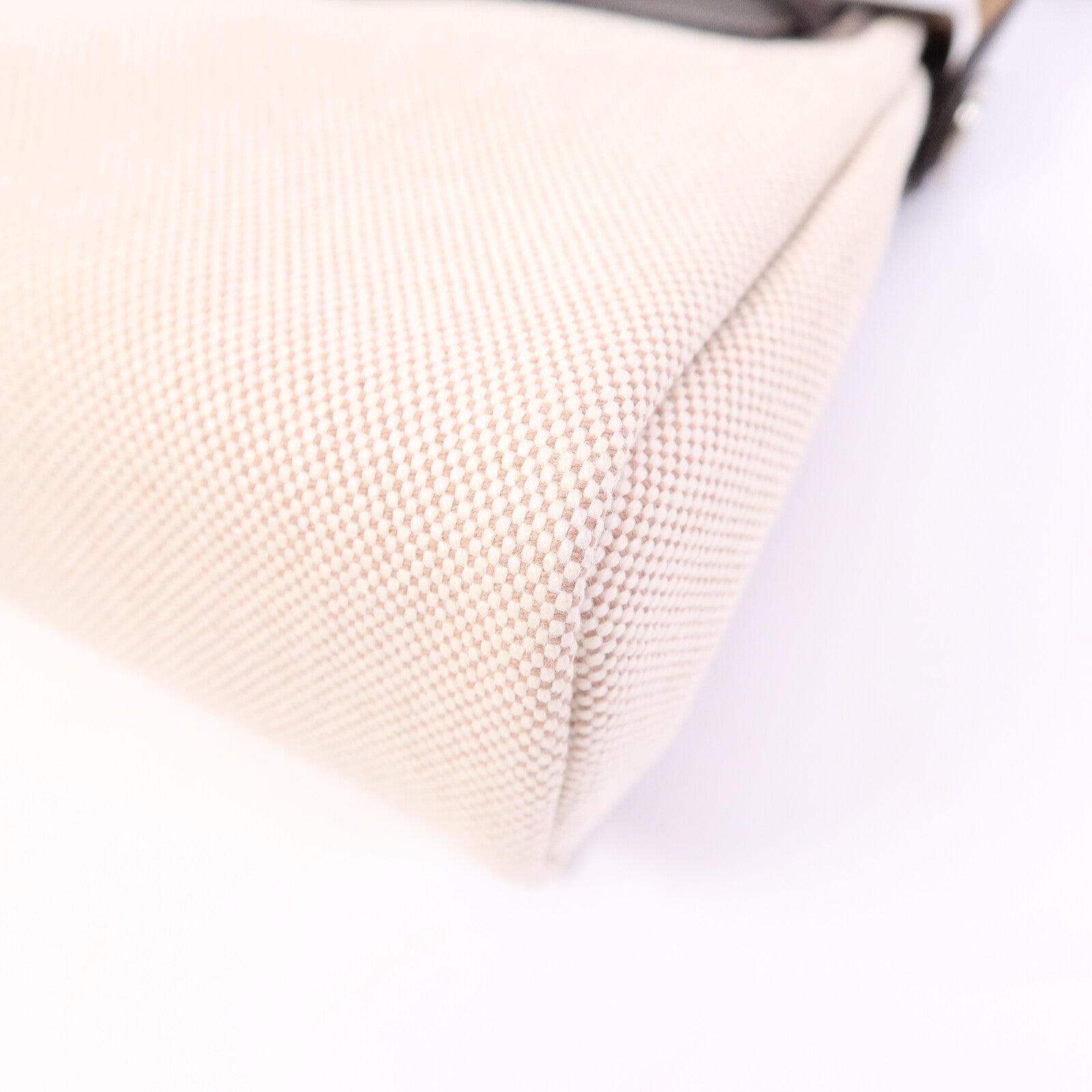 HERMES 帆布Mini Herbag肩背袋Ebene