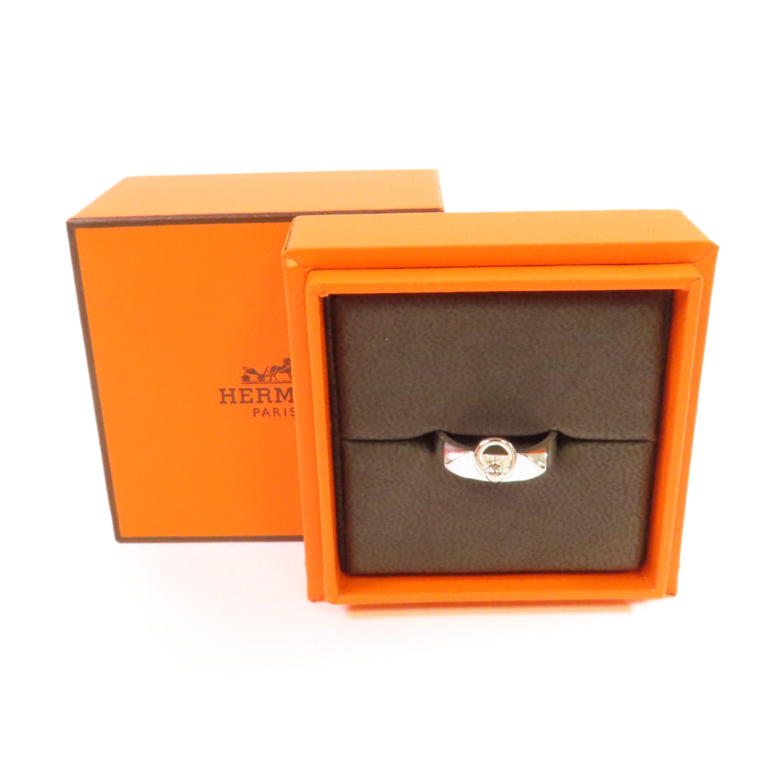 HERMES 925純銀CDC Collier de Chien Ring戒指#55/US#7.25
