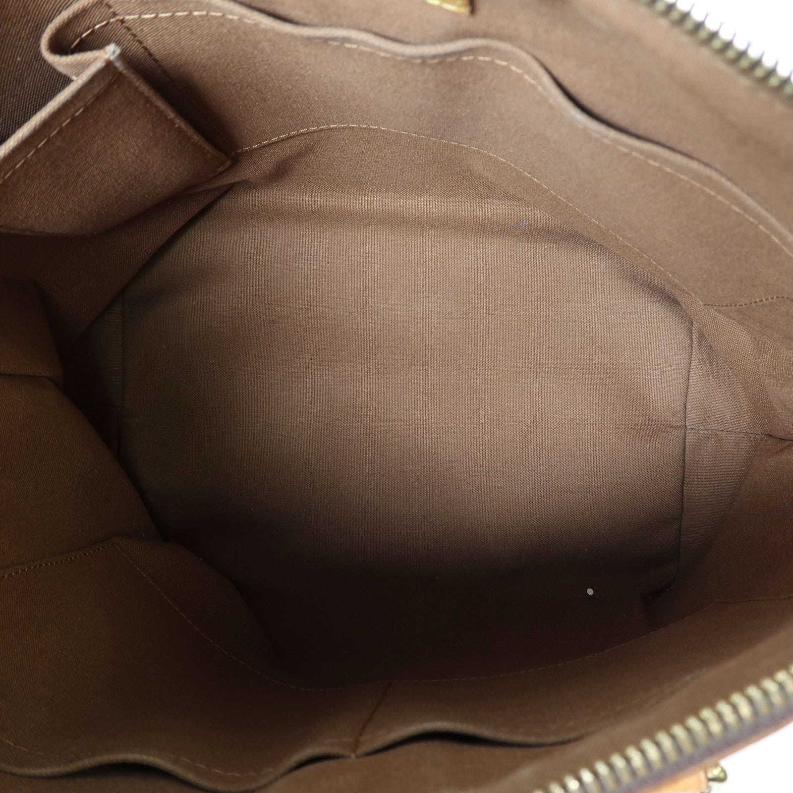 LOUIS VUITTON (PRICE DOWN) LV GHW Palermo 2 Way Bag M40145 Monogram Brown