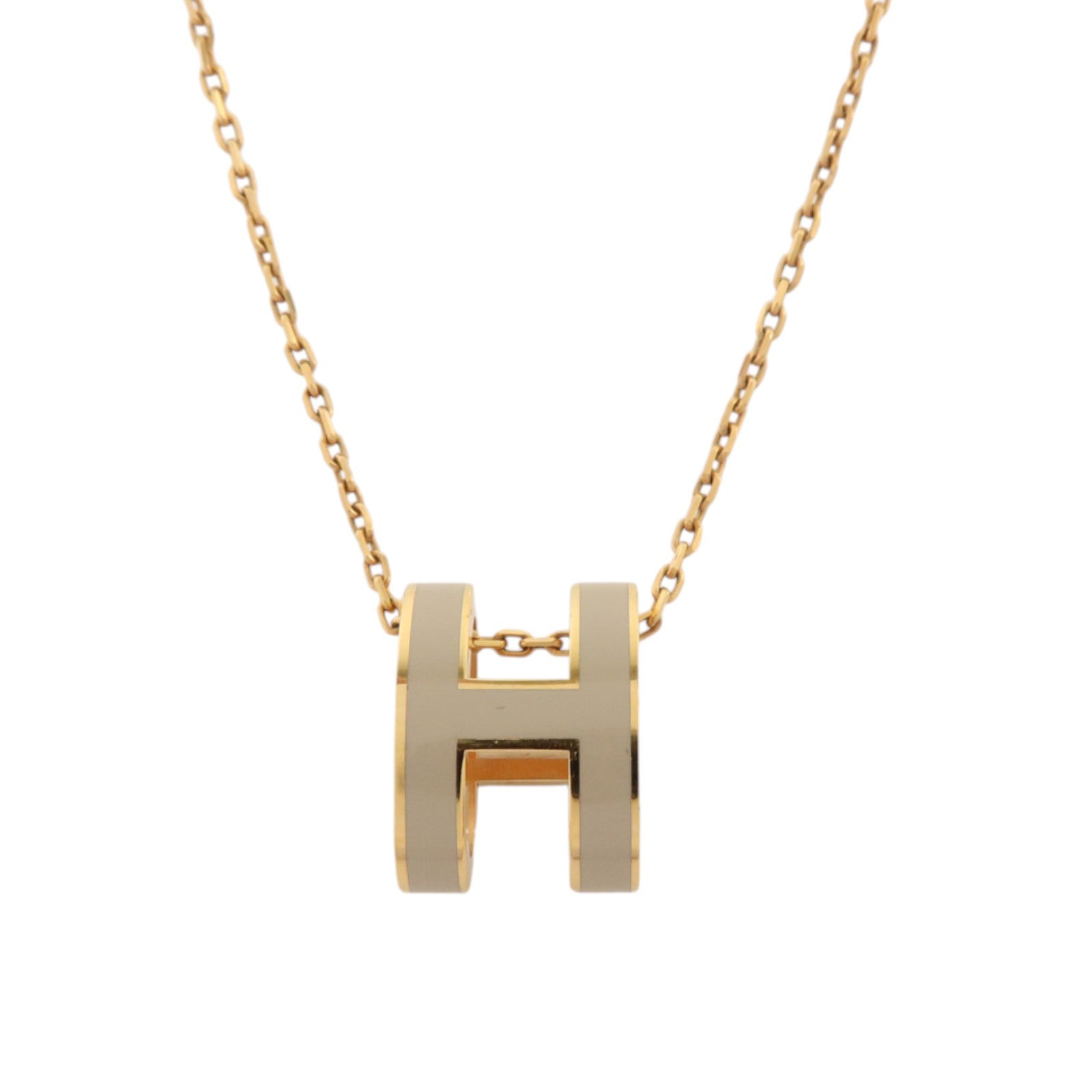 HERMES 金屬/琺瑯Pop H Necklace項鏈