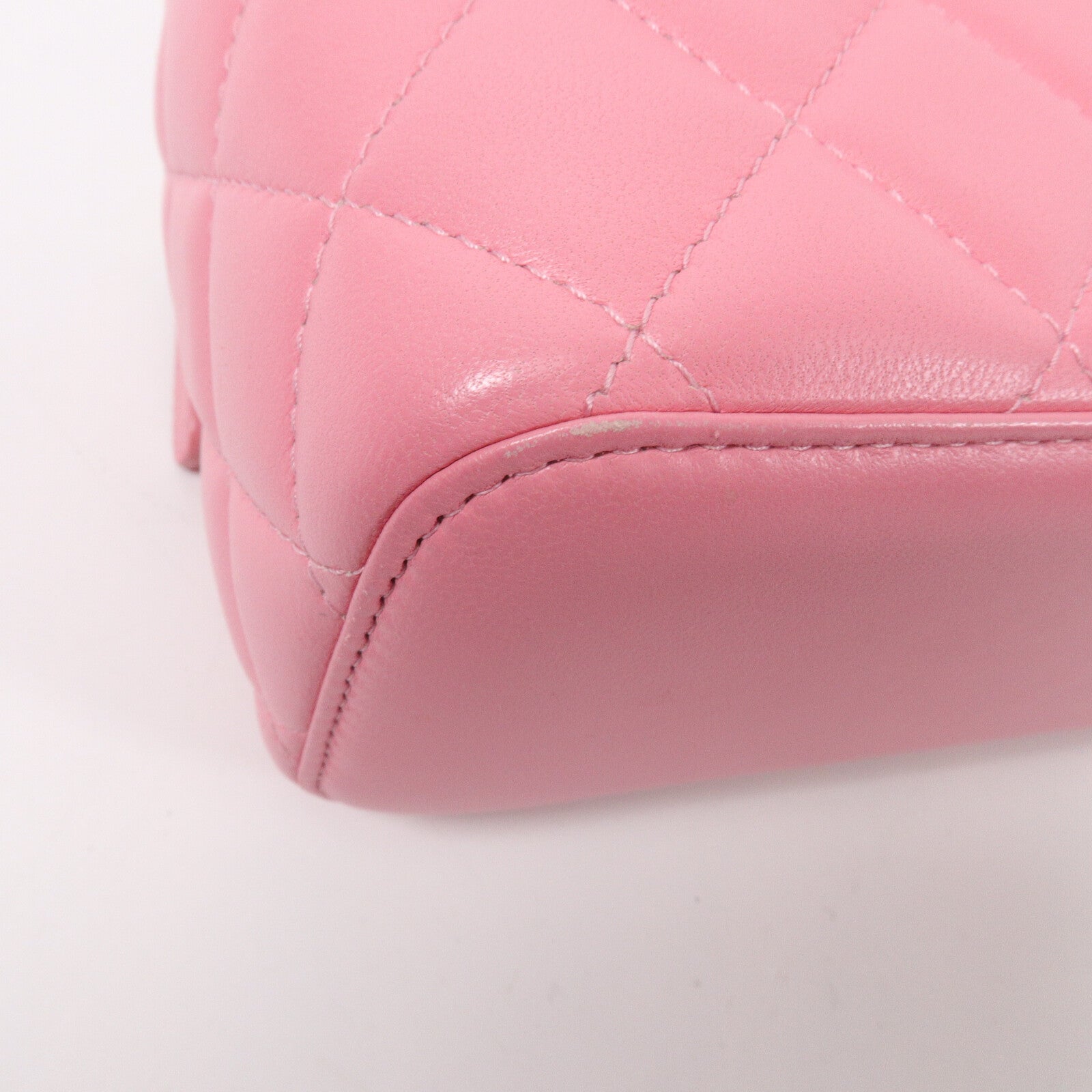 CHANEL 羊皮皮革Vanity Case鏈帶肩背袋