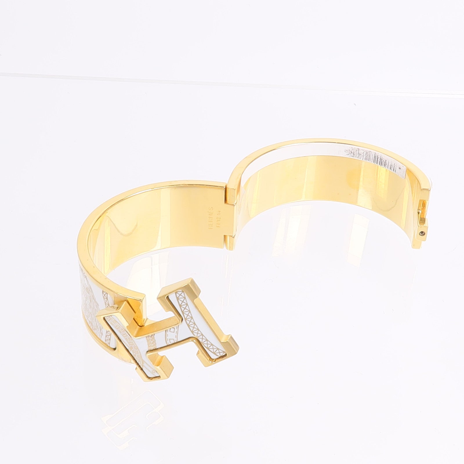 HERMES 金屬/琺瑯Clic-Clac H Bracelet手鐲
