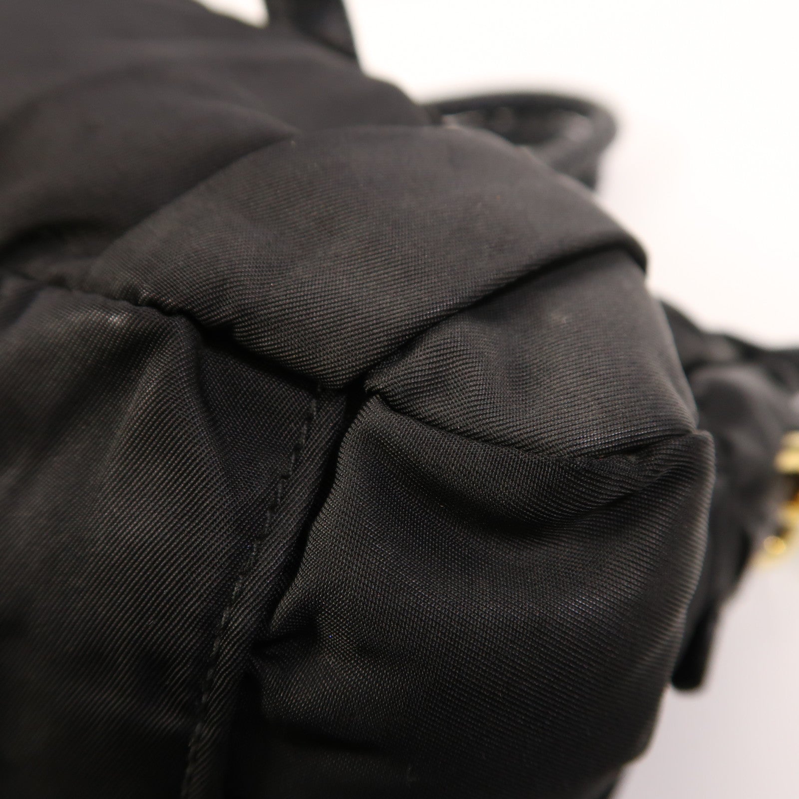 PRADA 尼龍2 Way Shoulder金扣手挽肩背兩用袋