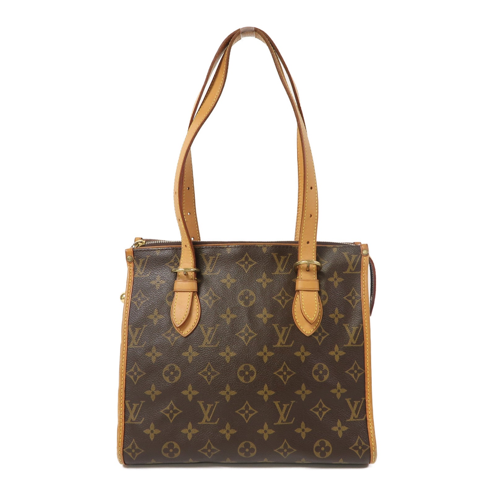 LOUIS VUITTON Monogram Popincourt Haut金扣肩背袋啡色