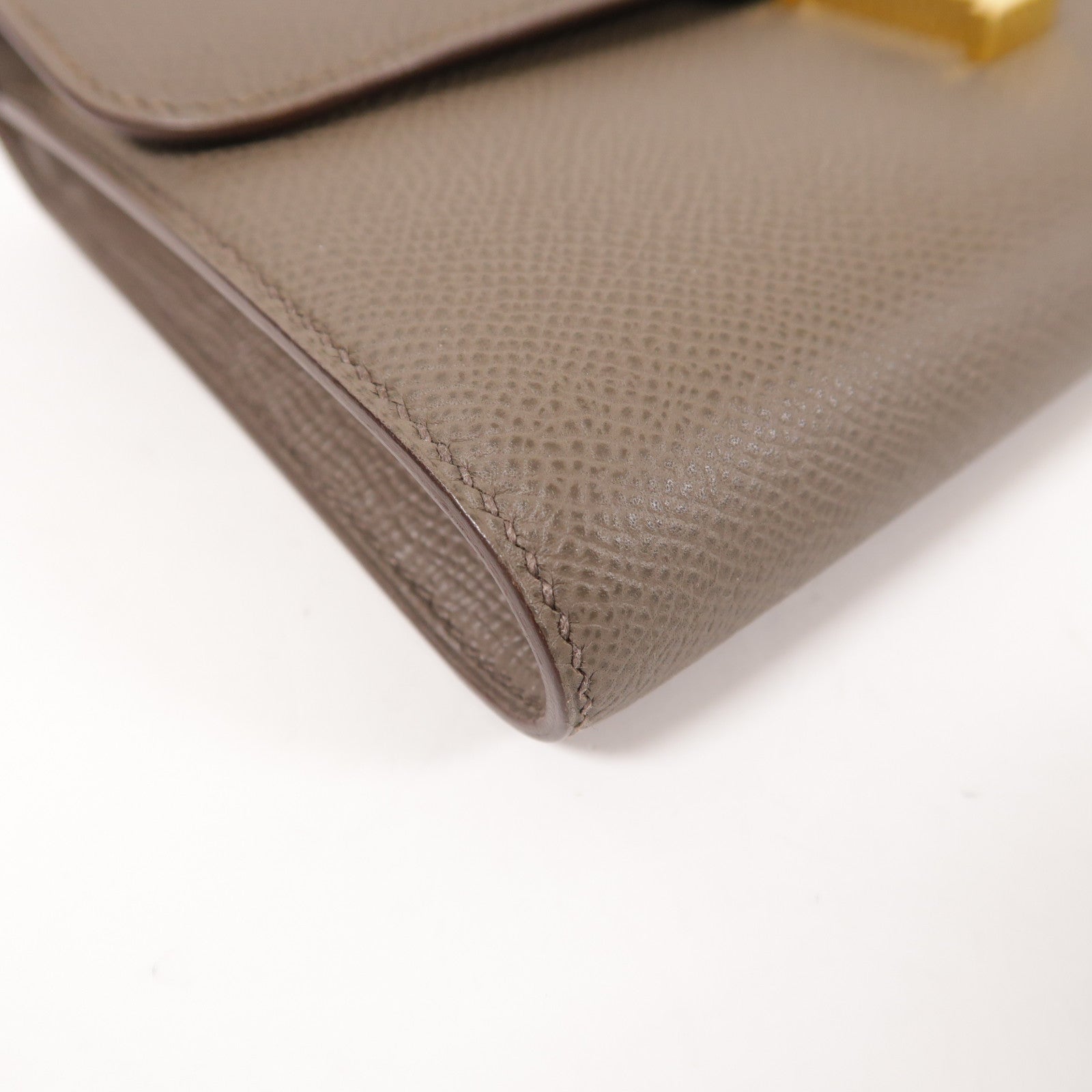 HERMES Epsom皮革Constance To Go金扣肩背袋
