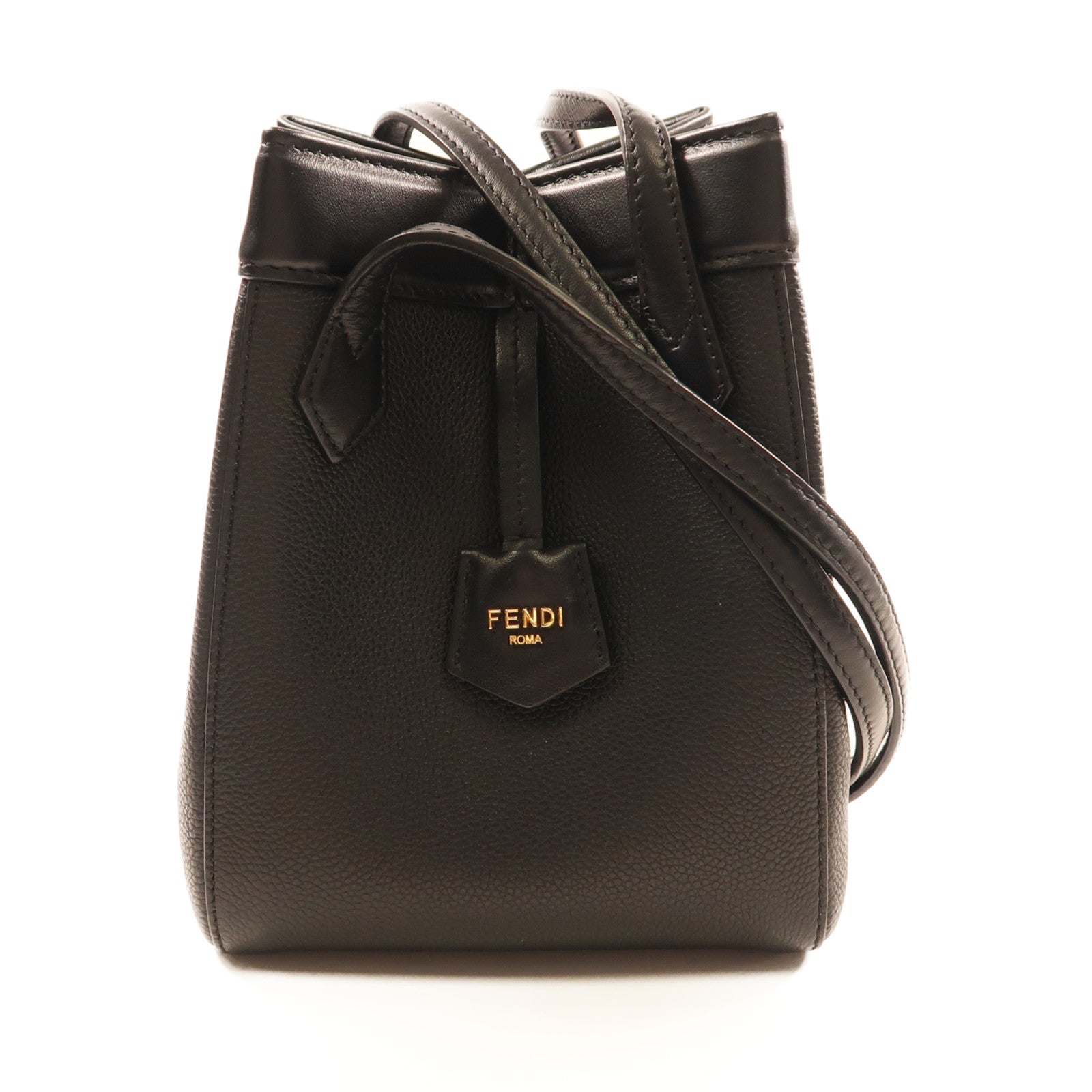 FENDI 【激減優惠】牛皮皮革Origami肩背袋