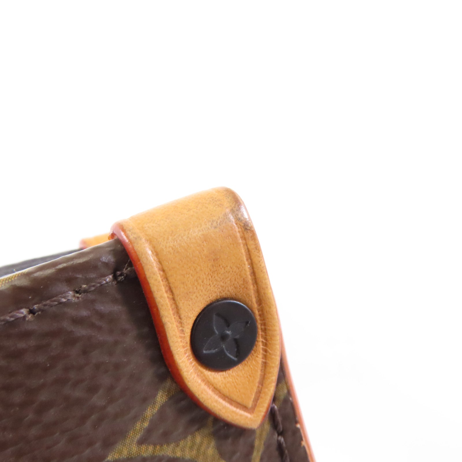 LOUIS VUITTON Giant Damier Ebene/Monogram Mini Tote Bag手挽肩背兩用袋棕色