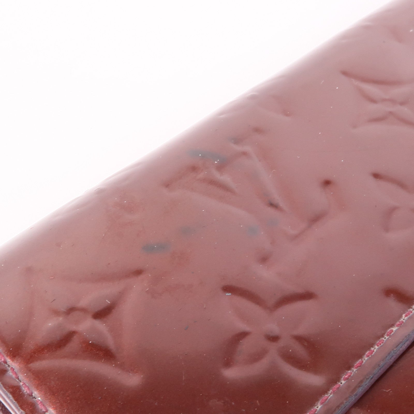 LOUIS VUITTON Vernis Portefeuille Sarah Wallet金扣長錢包