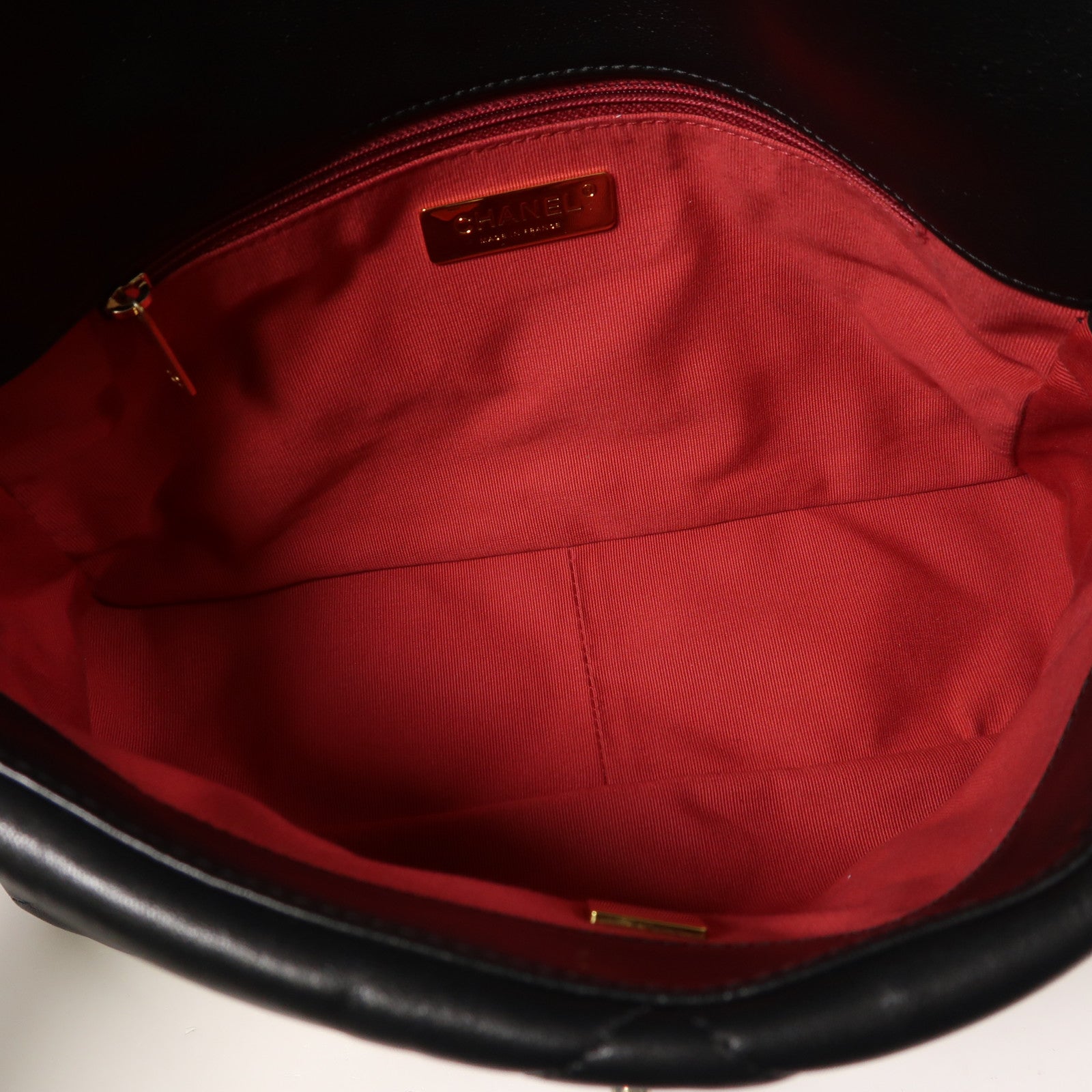 CHANEL 羊皮皮革Chanel 19 Large手挽肩背兩用袋