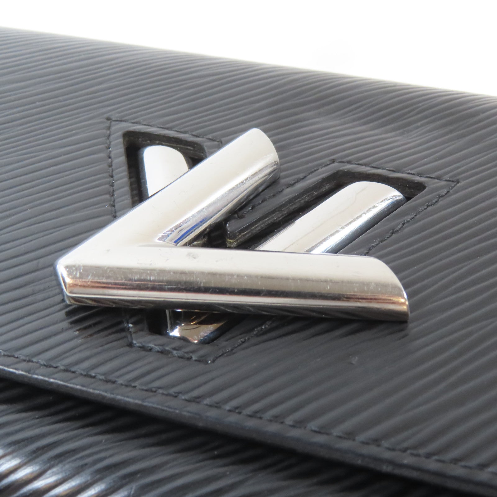 LOUIS VUITTON Epi Twist Long Wallet銀扣長錢包黑色
