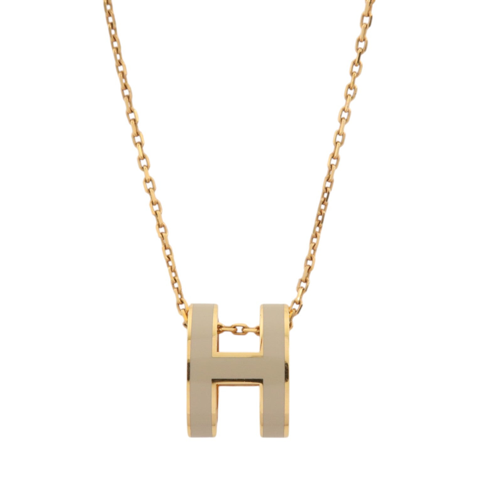 HERMES 金屬/琺瑯Pop H Necklace項鏈
