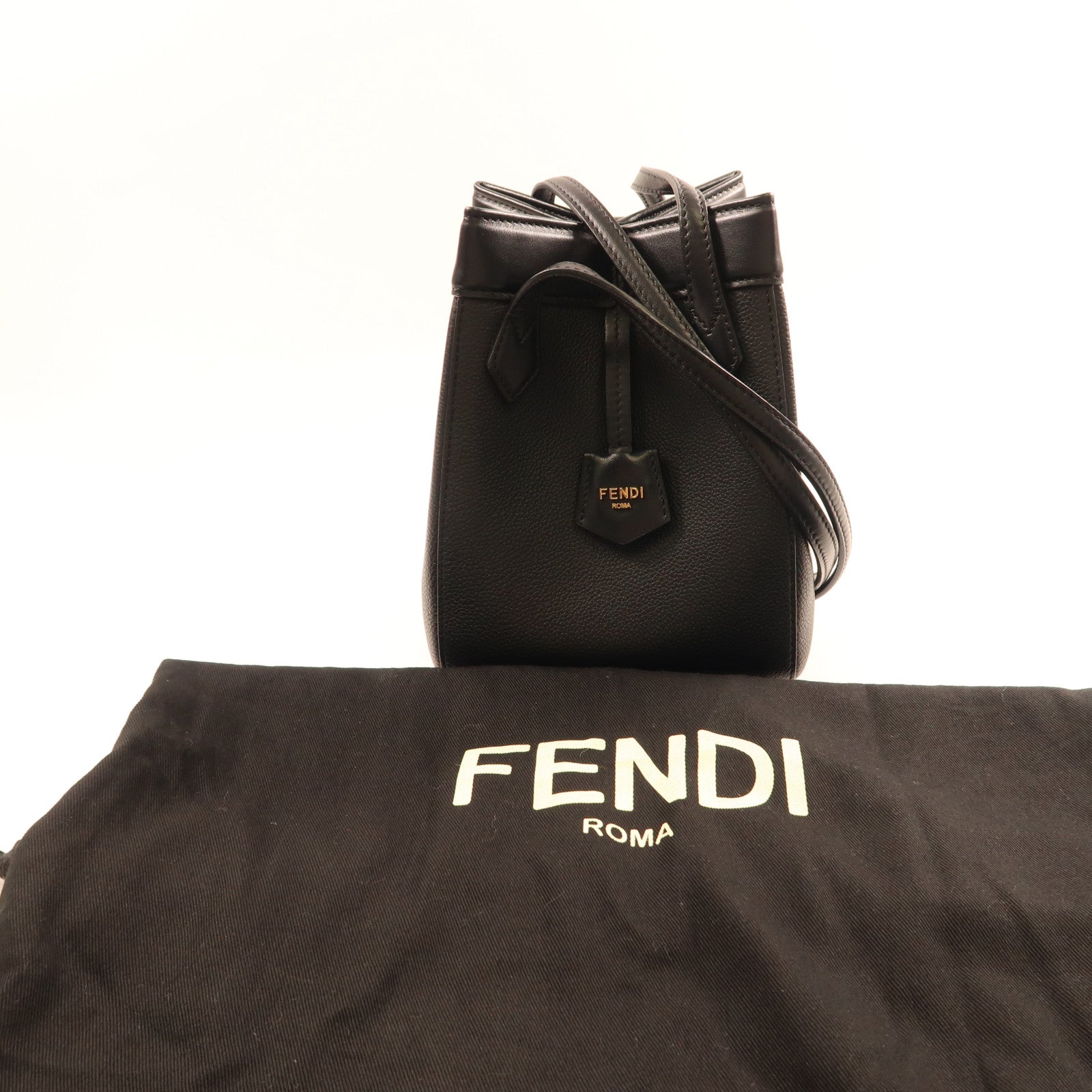 FENDI 【激減優惠】牛皮皮革Origami肩背袋