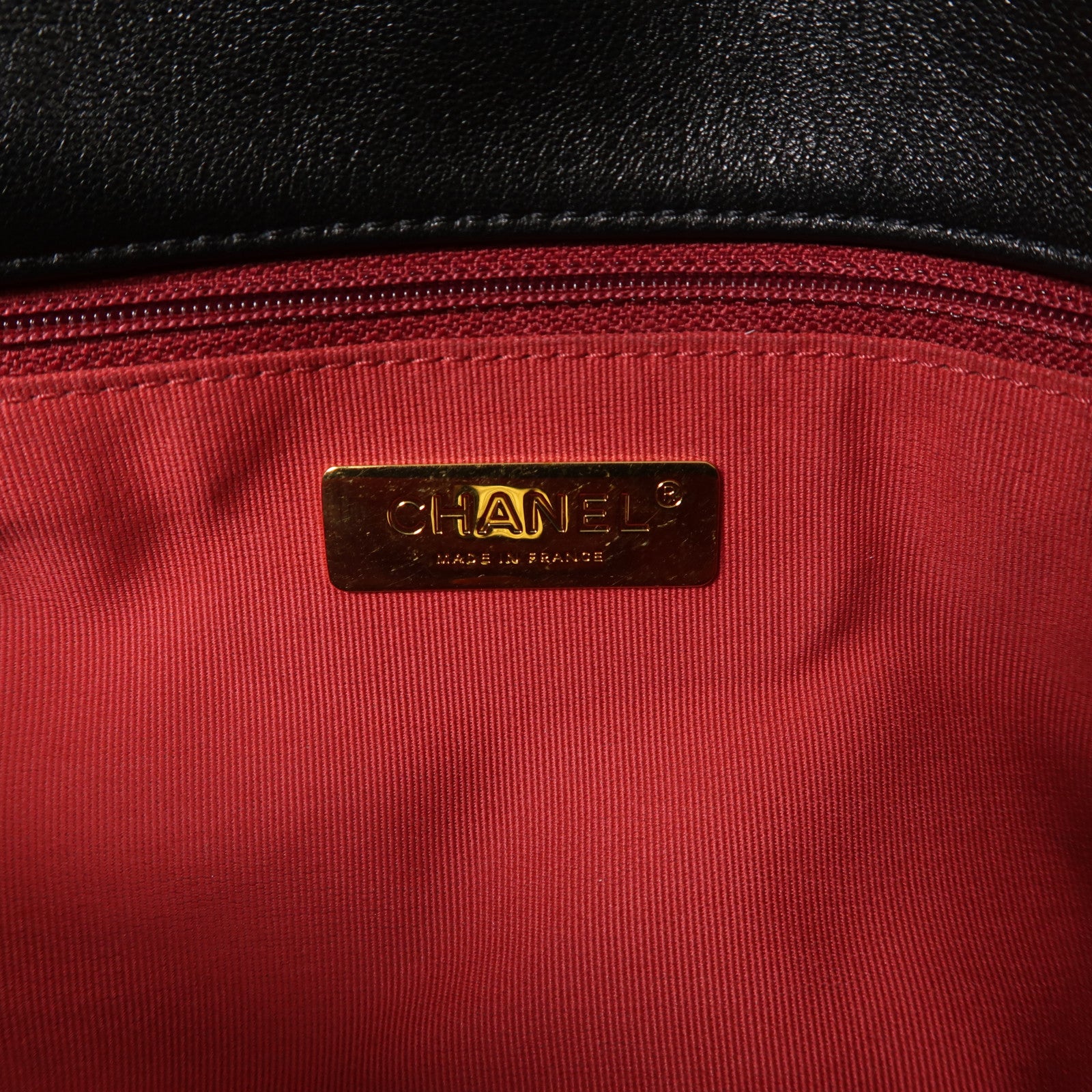 CHANEL 羊皮皮革Chanel 19 Large手挽肩背兩用袋