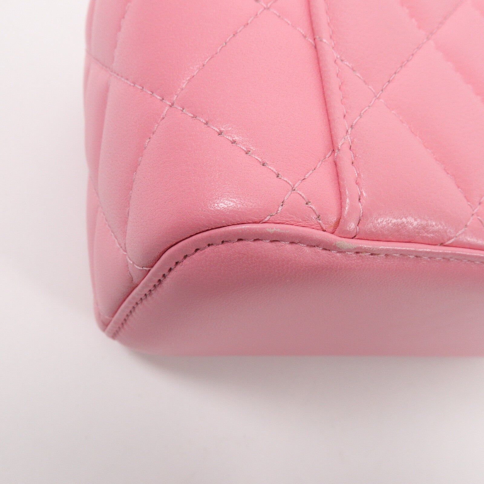 CHANEL 羊皮皮革Vanity Case鏈帶肩背袋