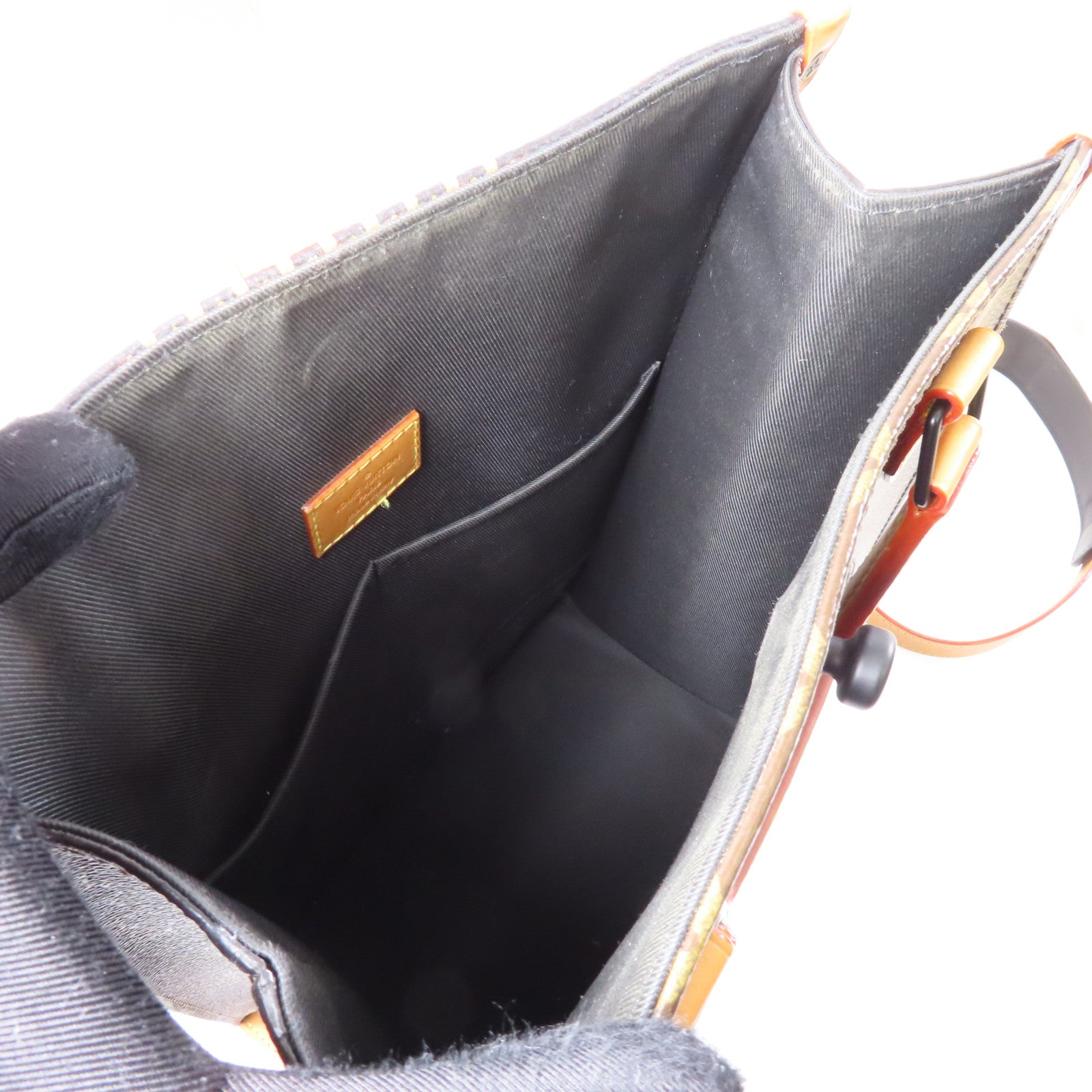 LOUIS VUITTON Giant Damier Ebene/Monogram Mini Tote Bag手挽肩背兩用袋棕色
