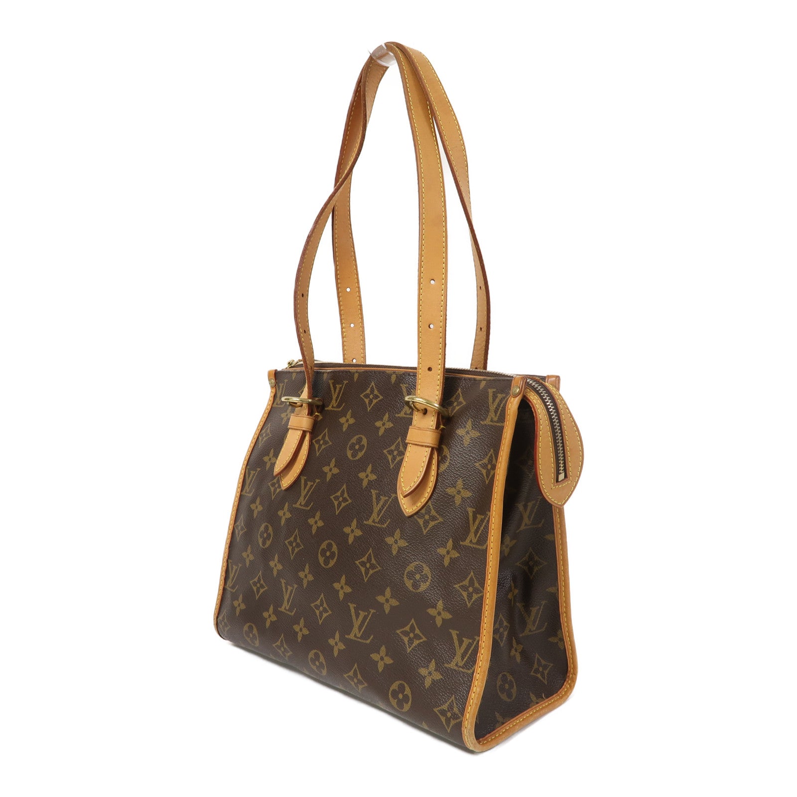 LOUIS VUITTON Monogram Popincourt Haut金扣肩背袋啡色
